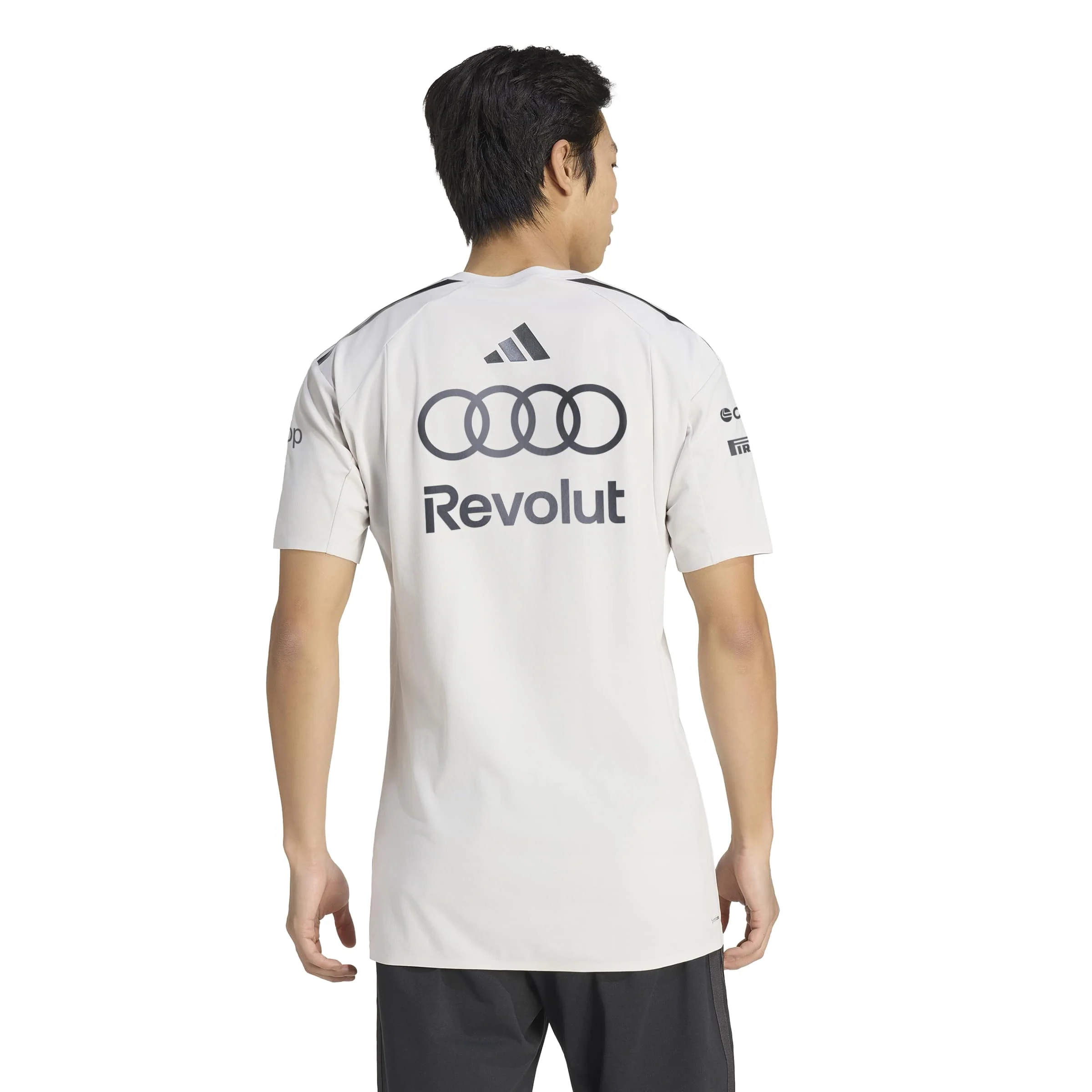 + Audi Revolut F1 Team Engineers & Marketing Polo Shirt 'Simple Brown' - Image 3