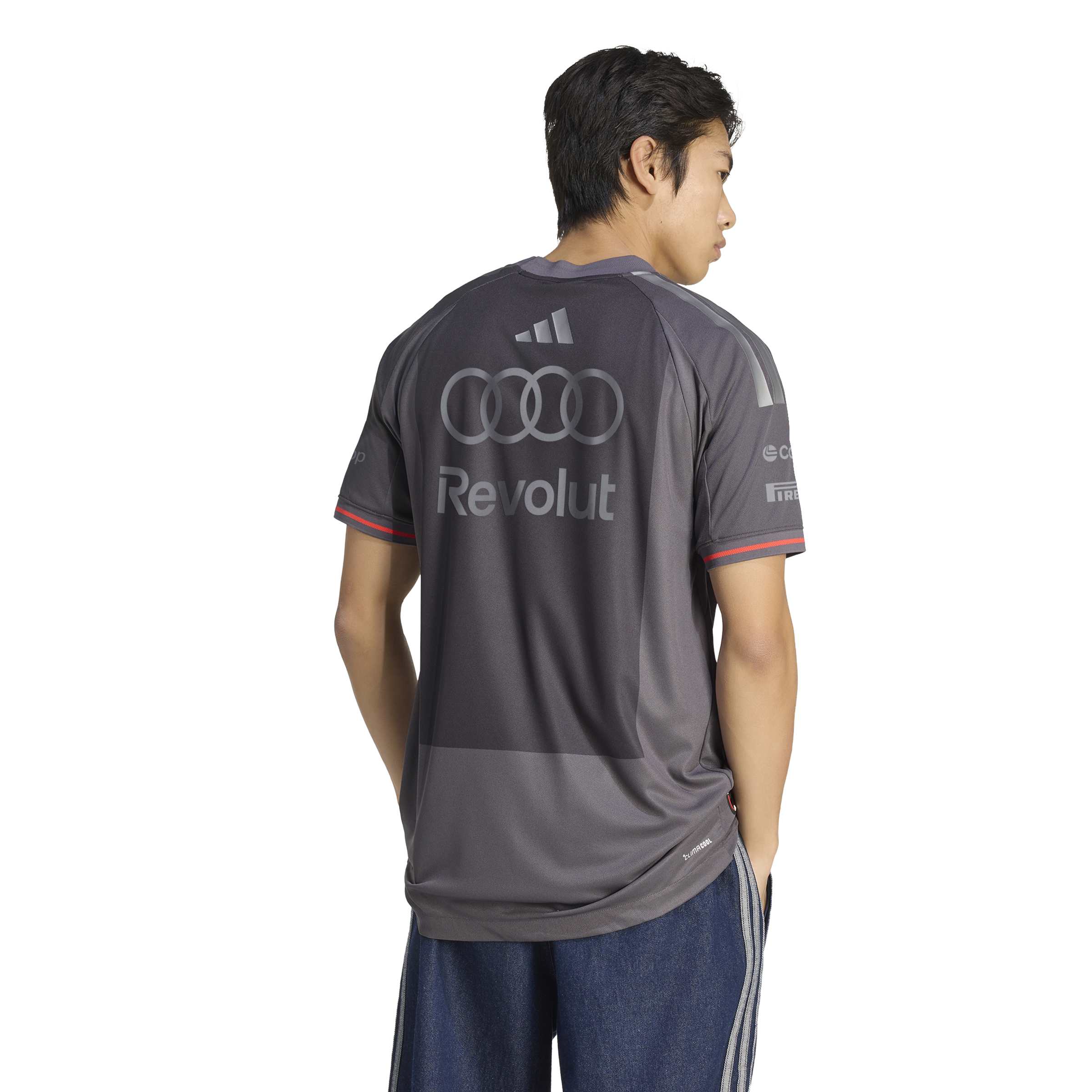 + Audi Revolut F1 Team Authentic Jersey 'Grey Strata' - Image 3
