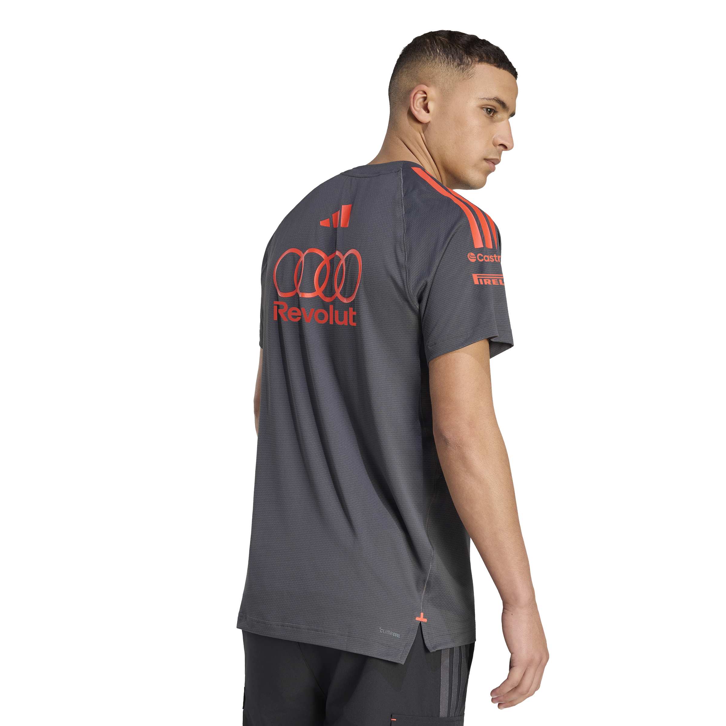 + Audi Revolut F1 Team Mechanics Jersey Tee 'Utility Black' - Image 3