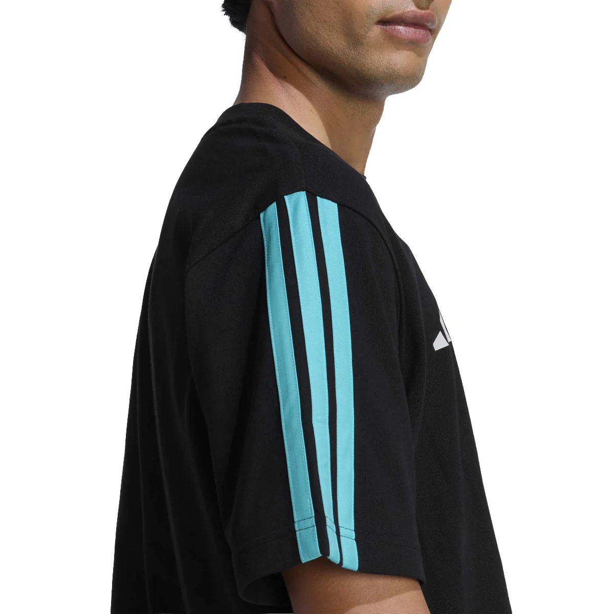+ Mercedes AMG Petronas F1 Team DNA Tee 'Black Semi Mint Rush' - Image 4
