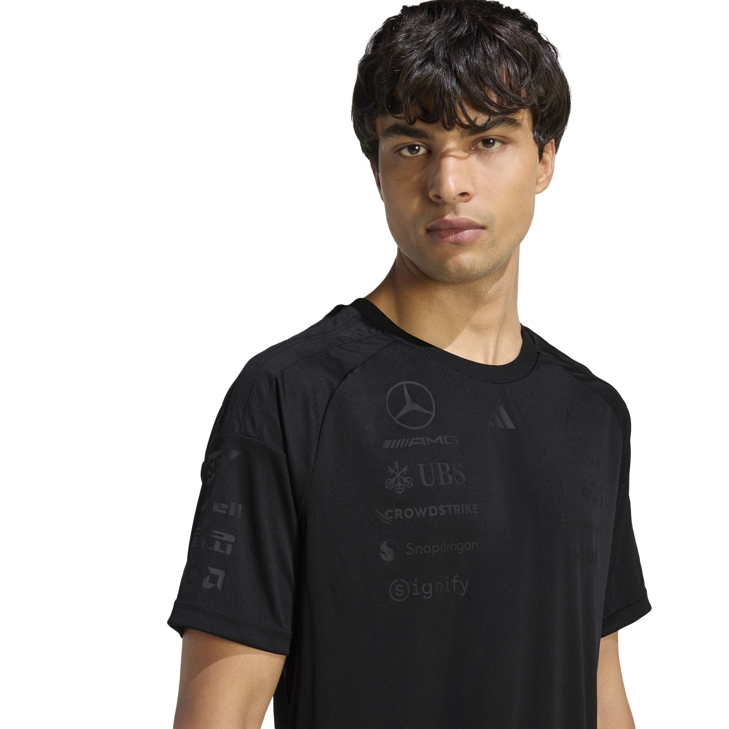 + Mercedes AMG Petronas F1 Team Night Driver Jersey 'Black' - Image 4