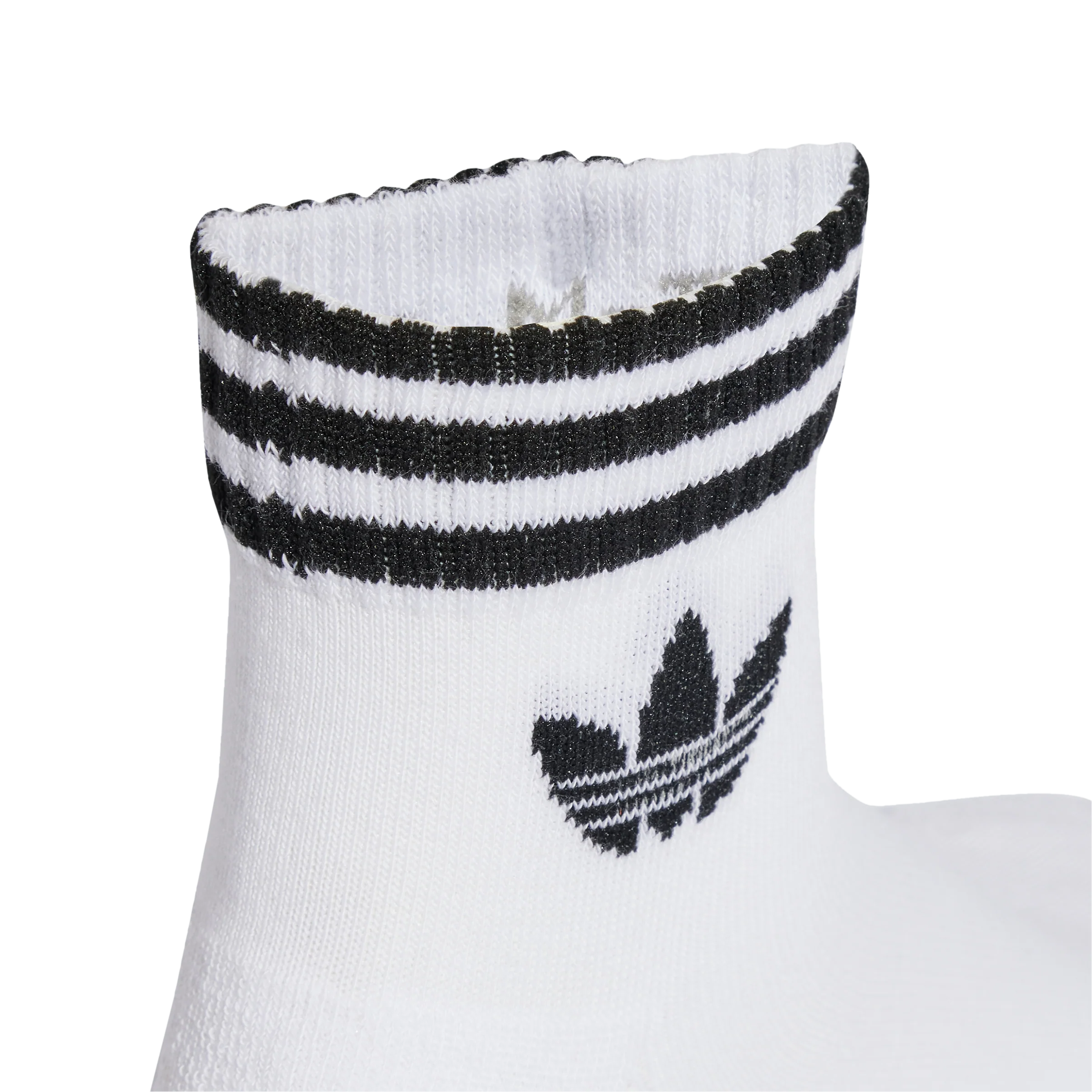 3-Stripes Ankle Socks 3 Pairs 'Triple White' - Image 3