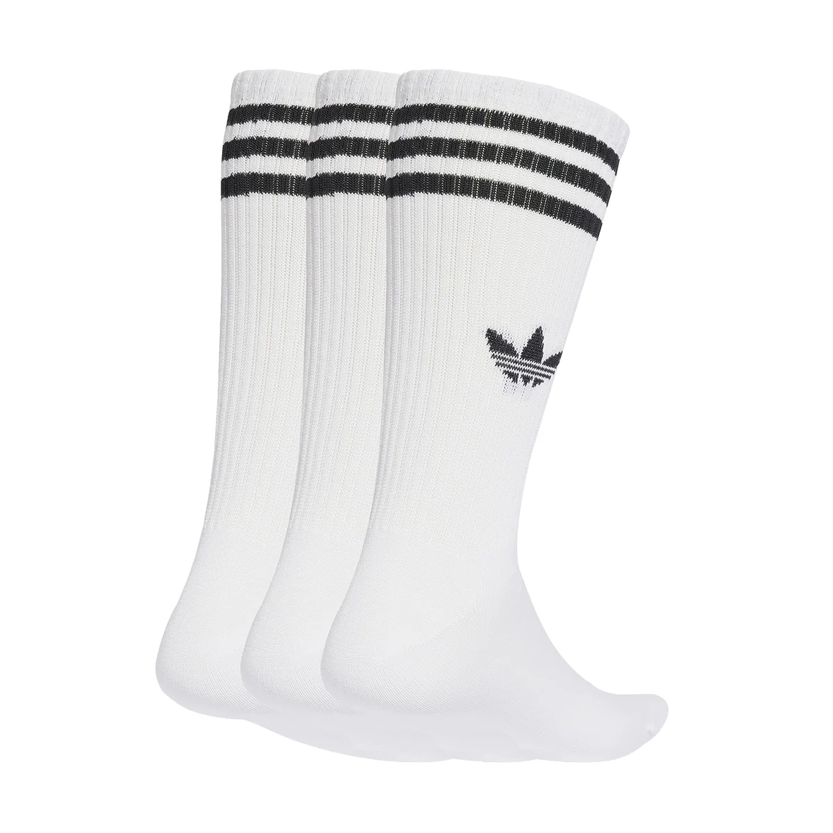 3 Stripes Crew Socks 3PACK 'White' - Image 2