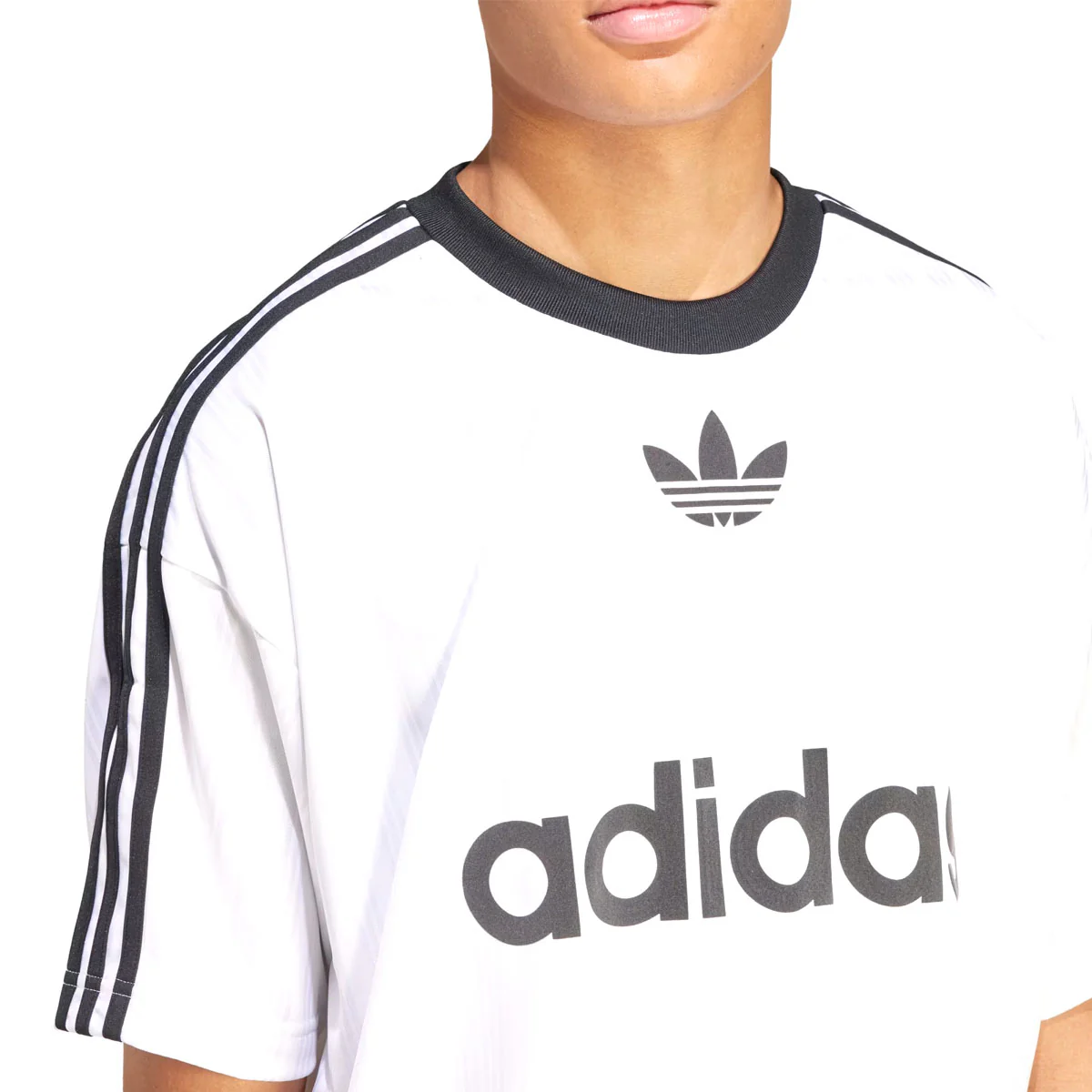 Adicolor Tee 'White Black' - Image 3