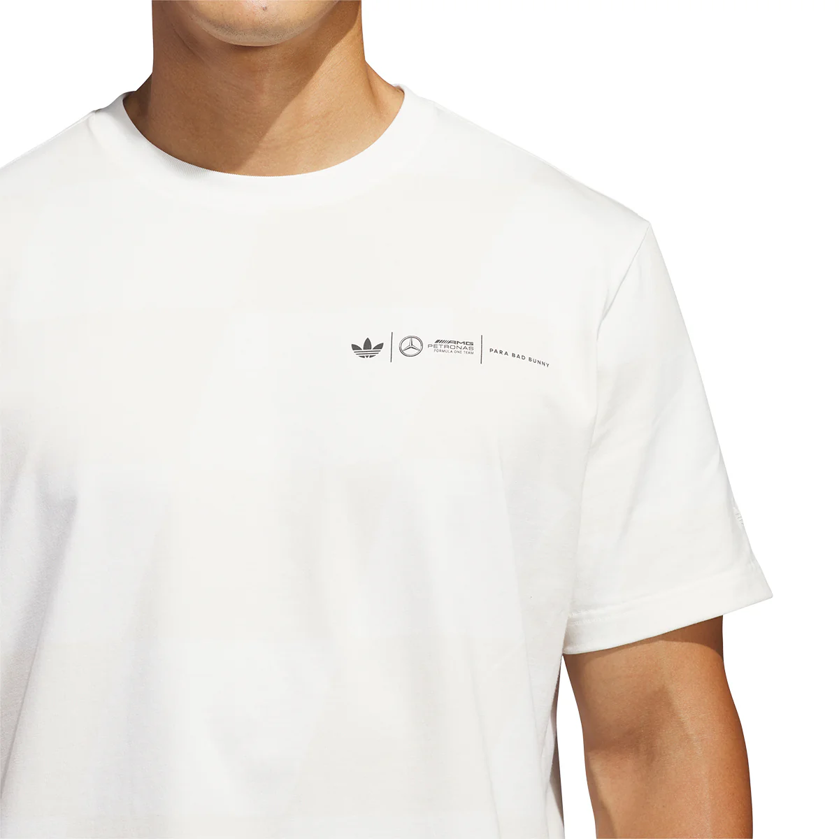 + Bad Bunny + Mercedes-AMG Petronas F1 Racing Tee 'Core White' - Image 3