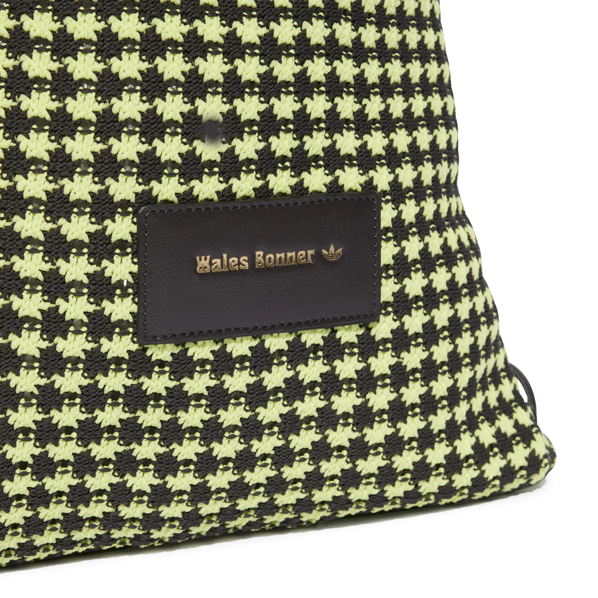 + Wales Bonner Crochet Gym Bag 'Semi Frozen Yellow Brown' - Image 6
