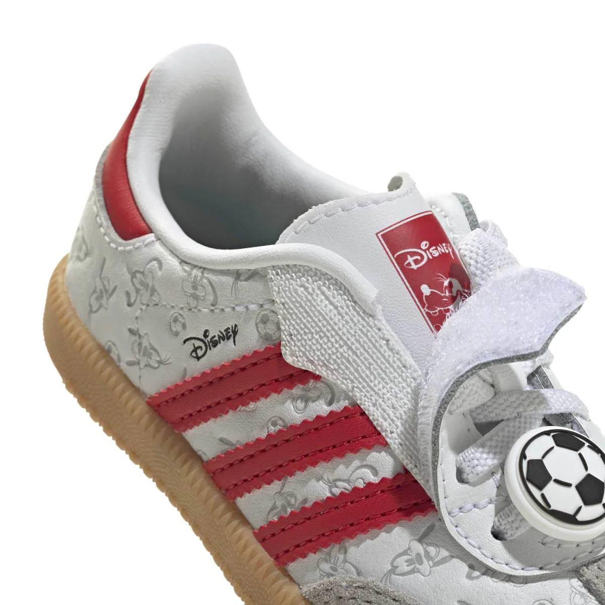 + Disney Toddlers Samba OG Comfort Elastic 'Cloud White Better Scarlet' - Image 10