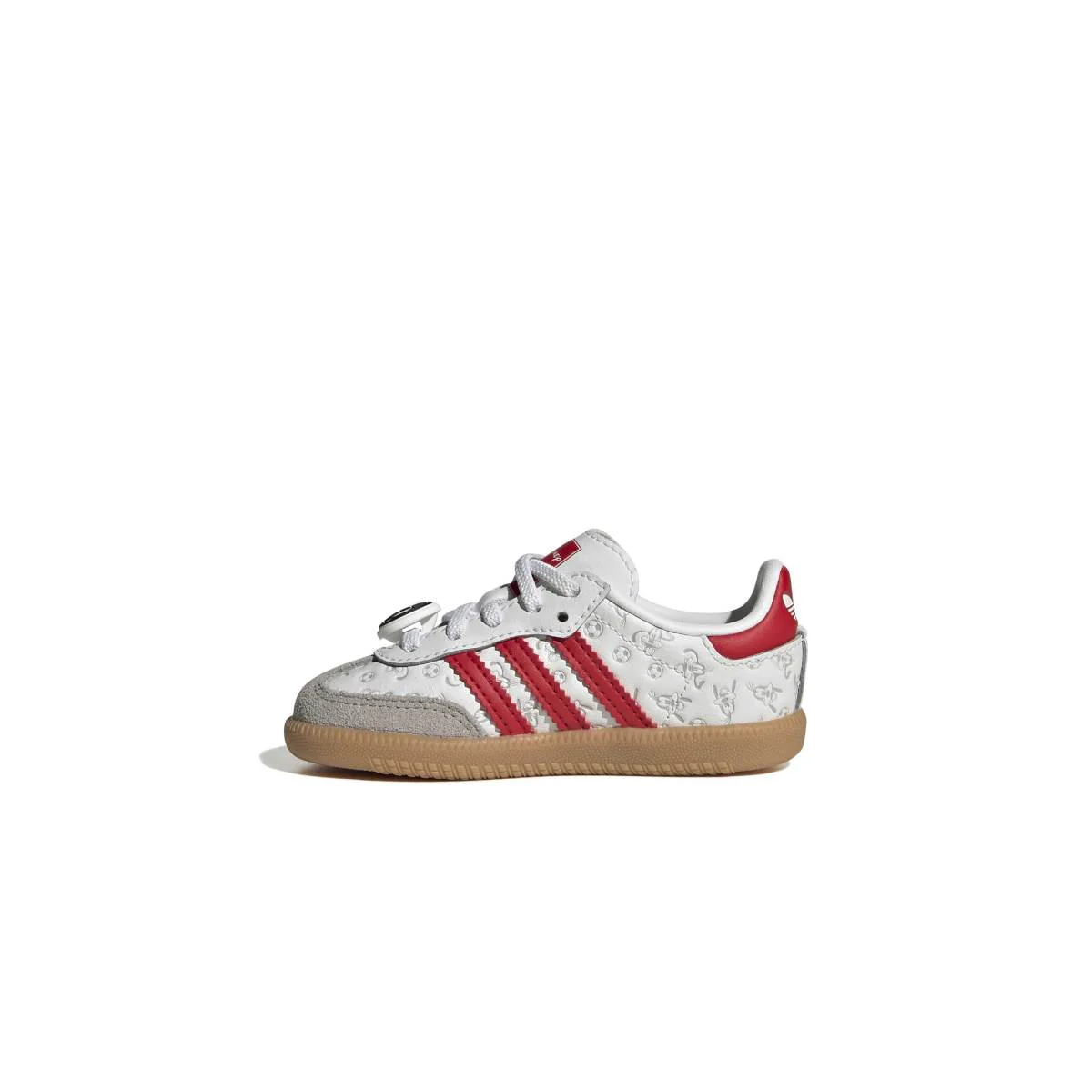 + Disney Toddlers Samba OG Comfort Elastic 'Cloud White Better Scarlet' - Image 3