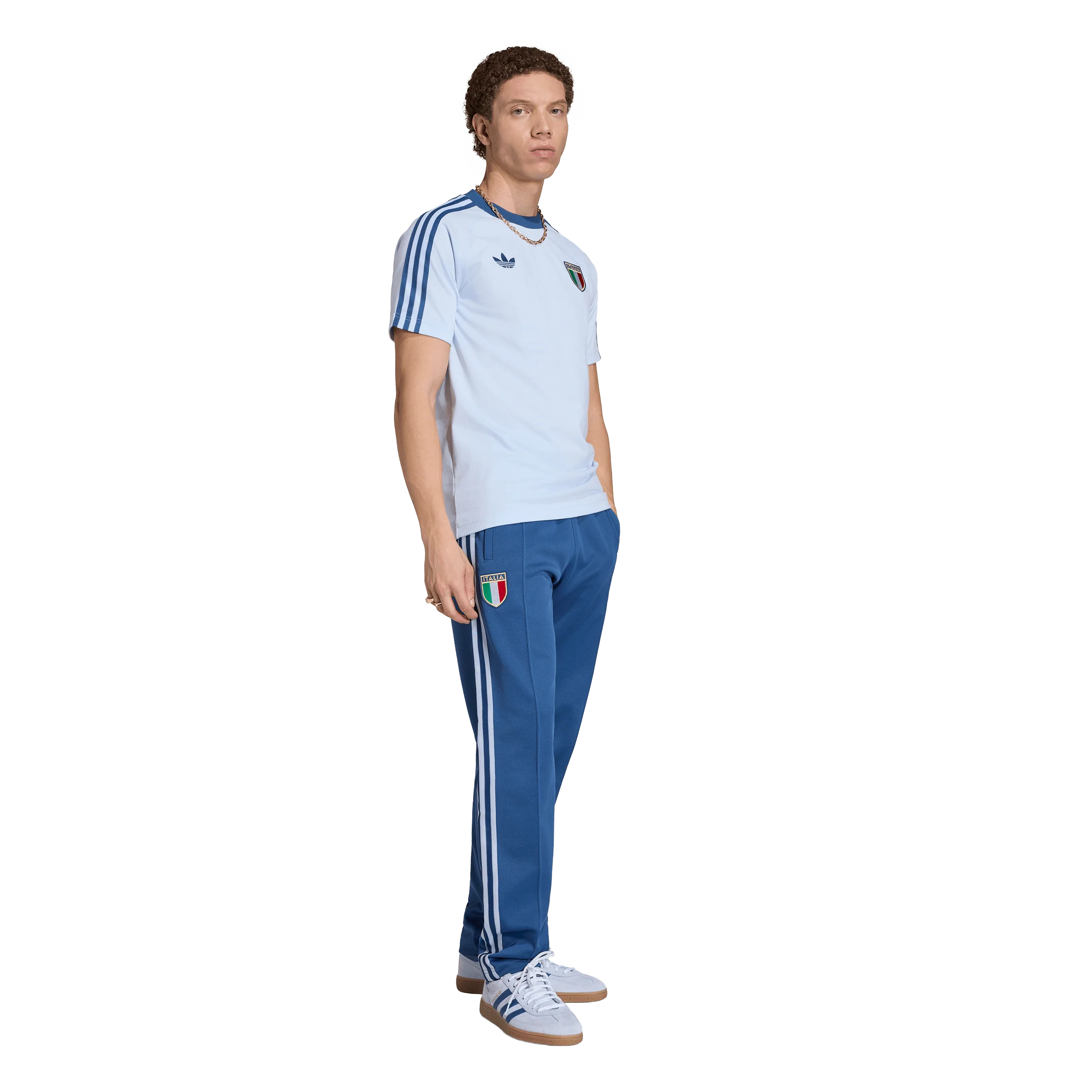 + Federazione Italiana Giuoco Calcio Italy OG Tee ‘Aero Blue’ - Image 4