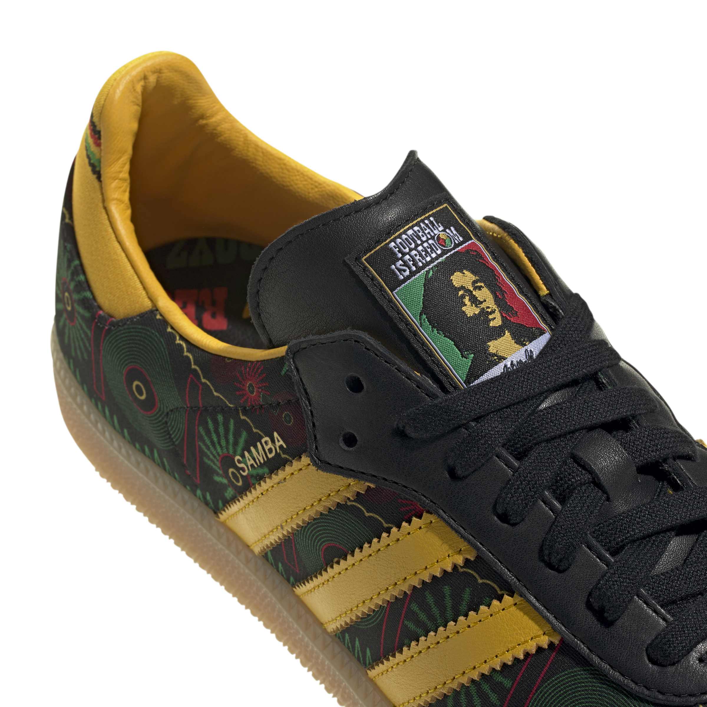 + Jamican Football Ferdration + Bob Marley Samba OG 'Core Black Bold Gold' - Image 7