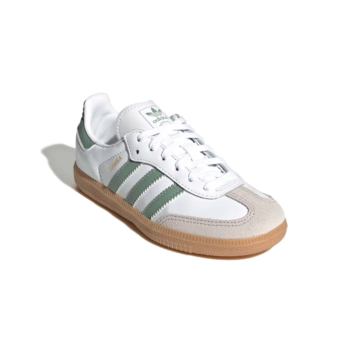 Kids Samba OG 'Cloud White Silver Green' - Image 2
