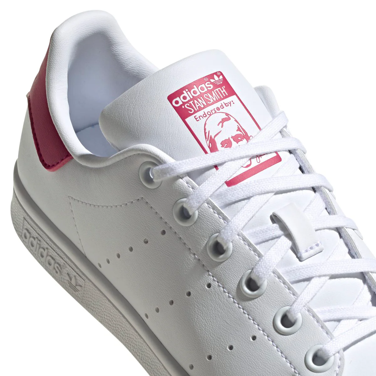 Kid's Stan Smith 'White Bold Pink' - Image 7