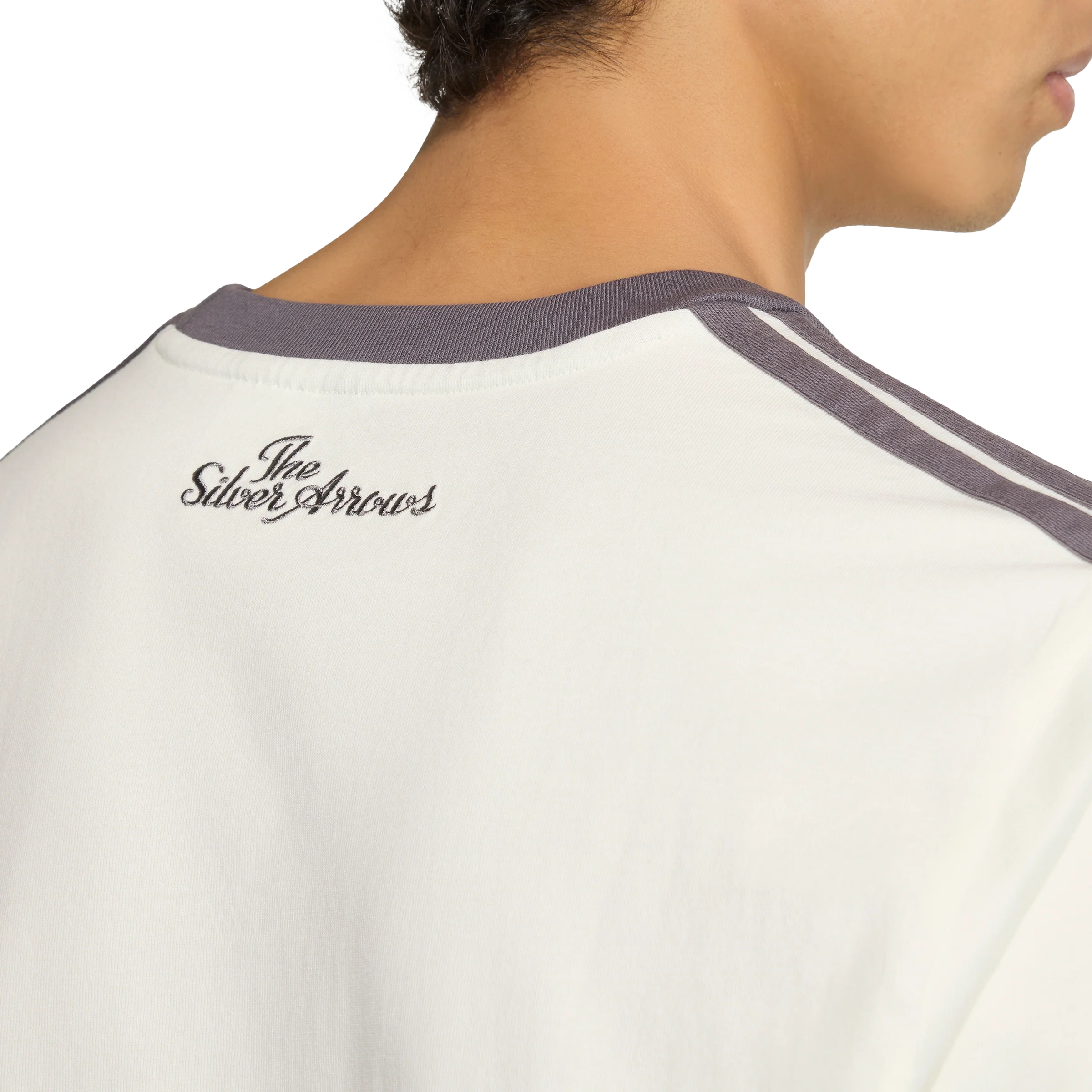 + Mercedes AMG Petronas F1 Team Silver Arrows Icon Tee 'Off White' - Image 4