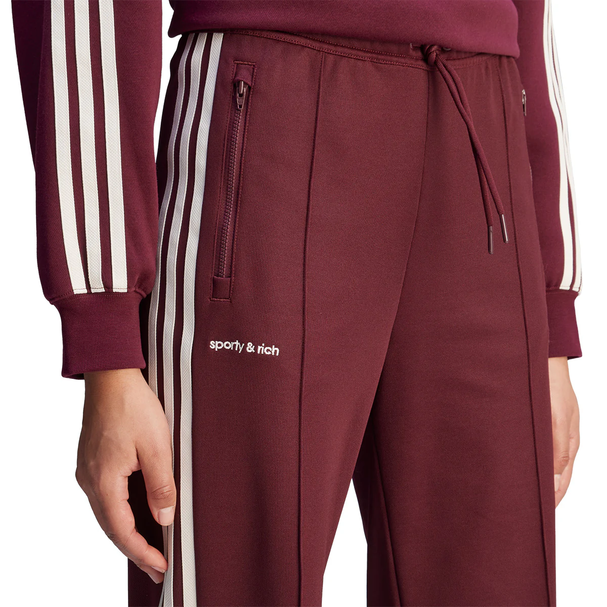 + Sporty & Rich Trackpants 'Merlot' - Image 5