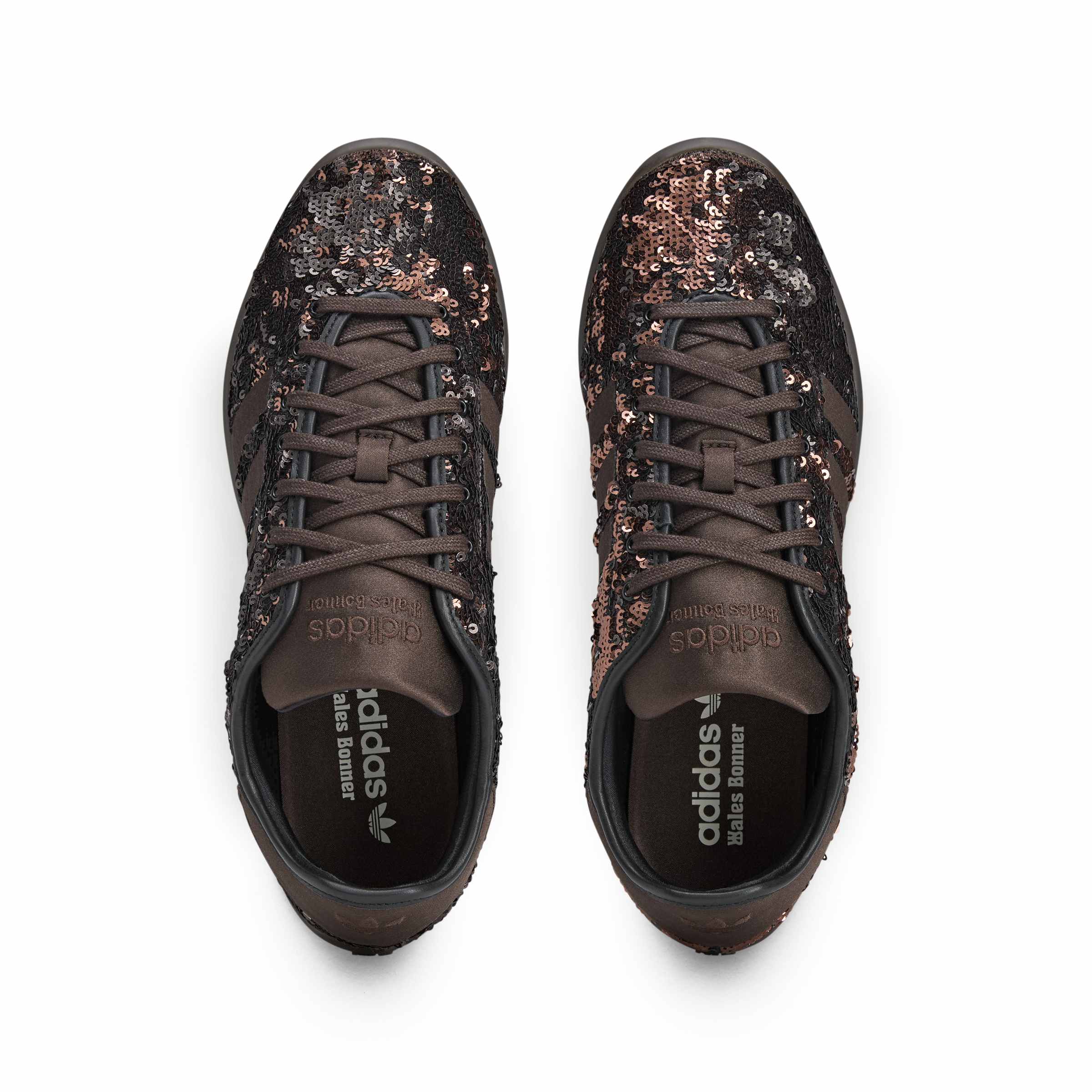 + Wales Bonner Karintha Sequin 'Dark Brown' - Image 4