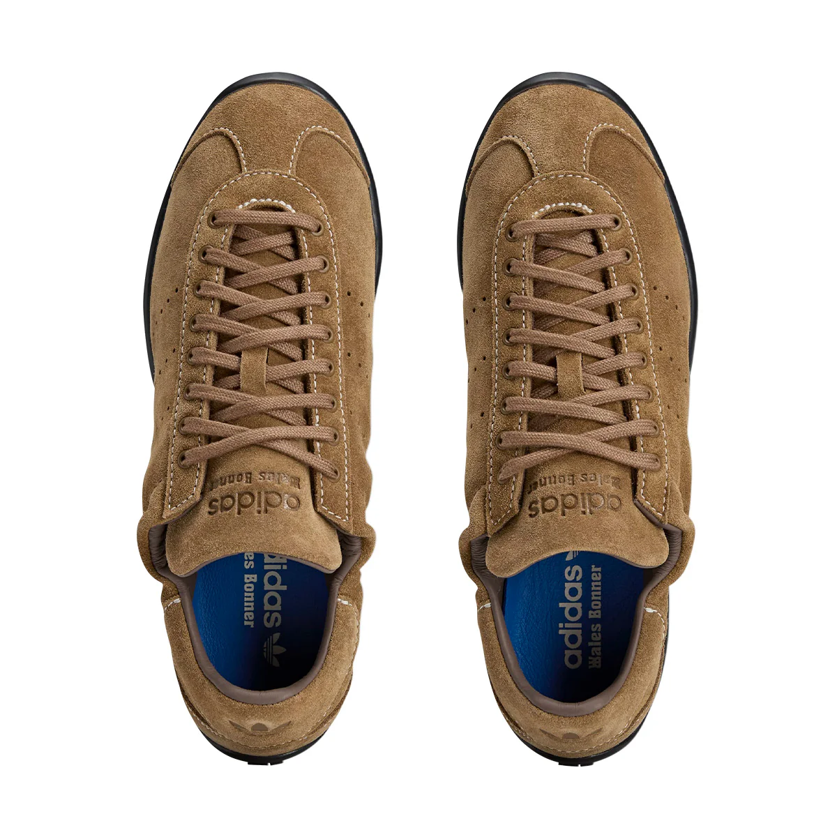 + Wales Bonner Karintha Suede 'Brown' - Image 4