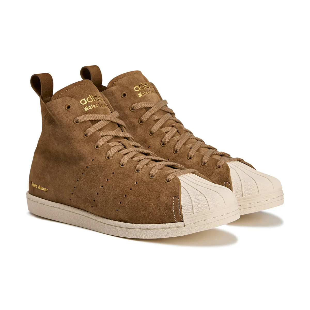 + Wales Bonner Superstar Hi 'Brown' - Image 2