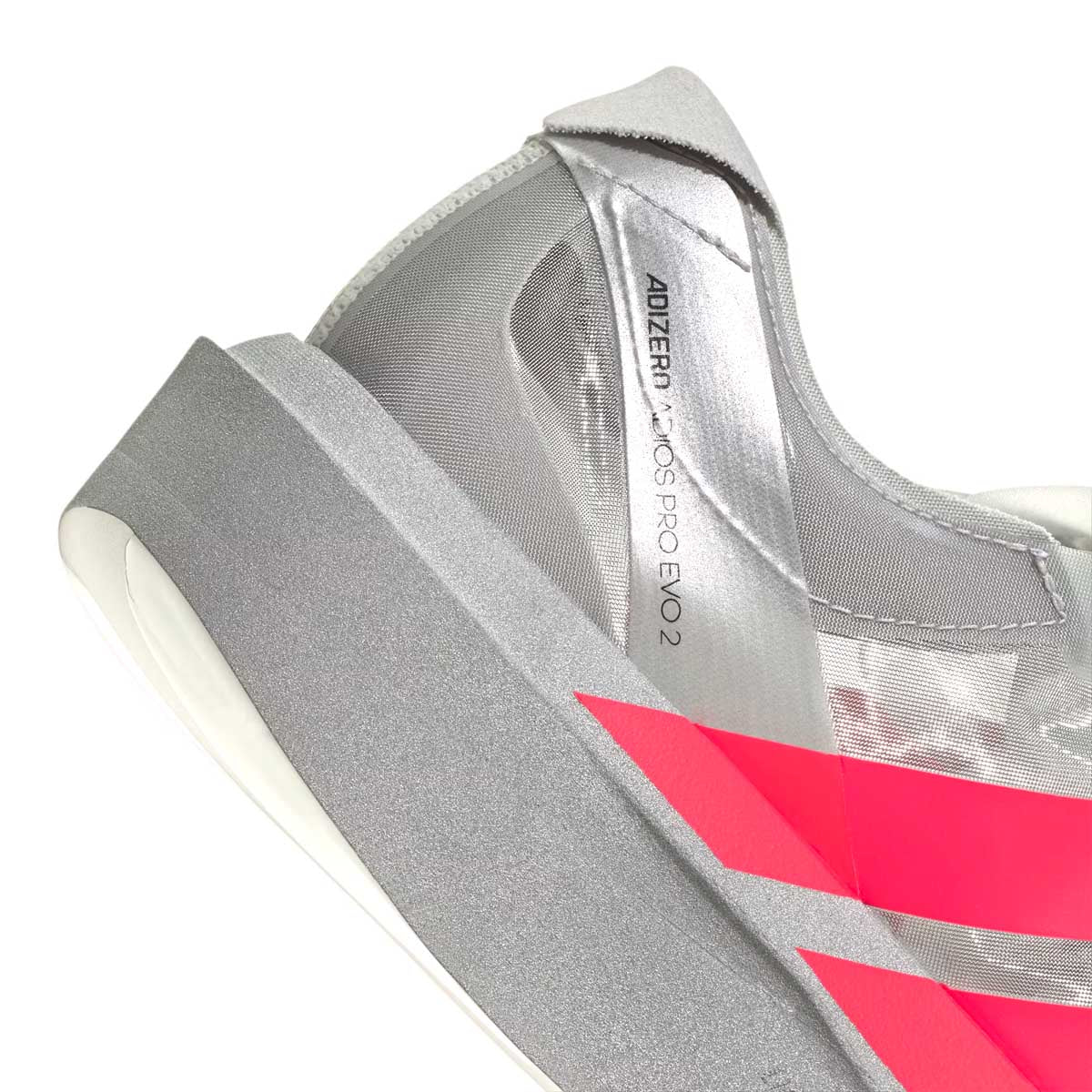 Adizero Adios Pro Evo 2 'Silver Metallic Lucid Red' - Image 8
