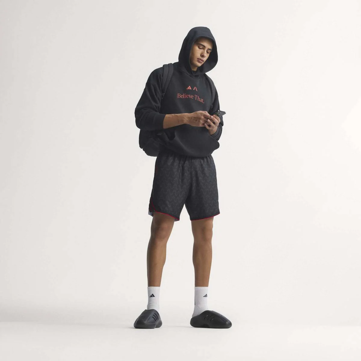 Anted Crazy Lite AOP Shorts 'Black' - Image 2
