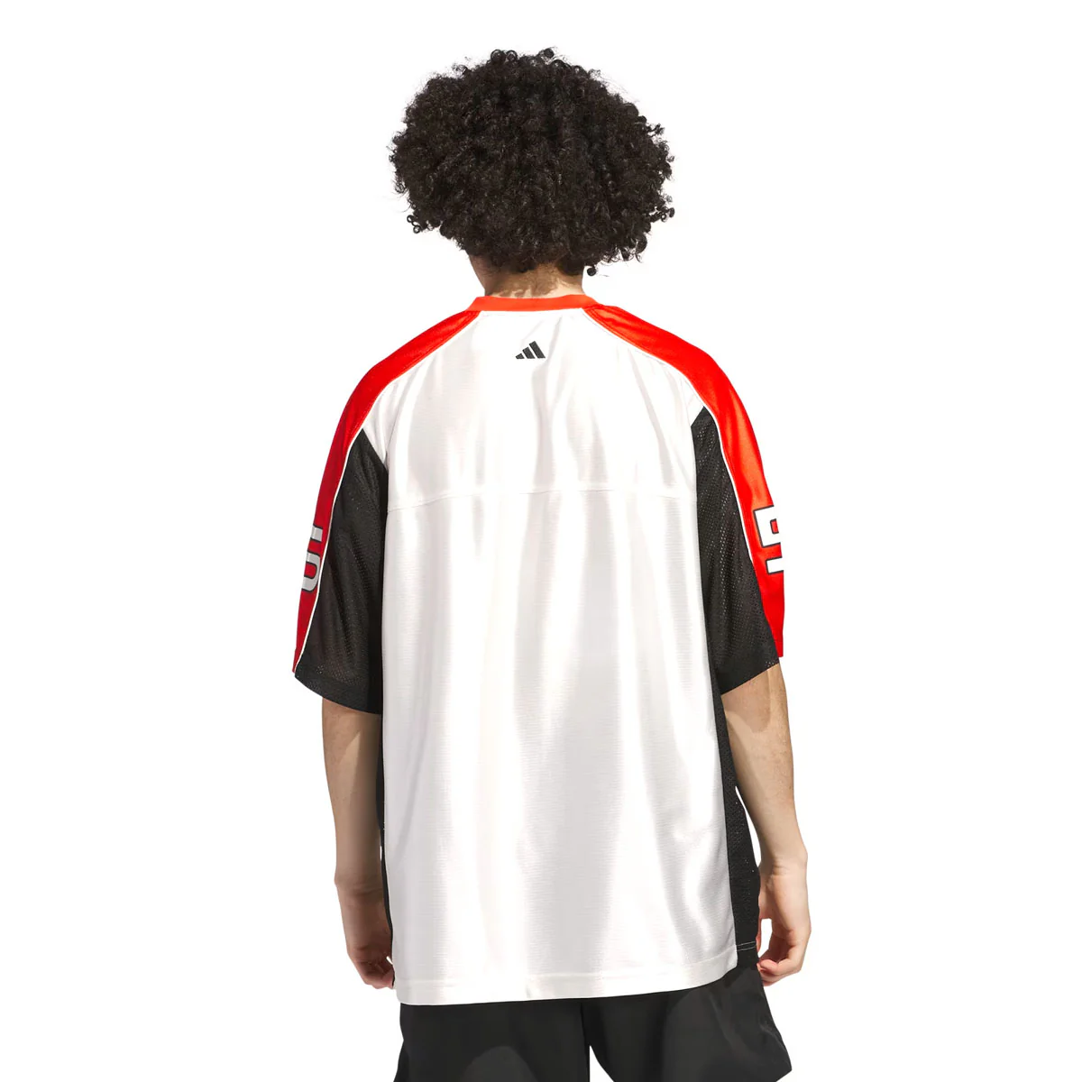 + Anthony Edwards Short Sleeve Jersey 'Cloud White Active Red' - Image 3