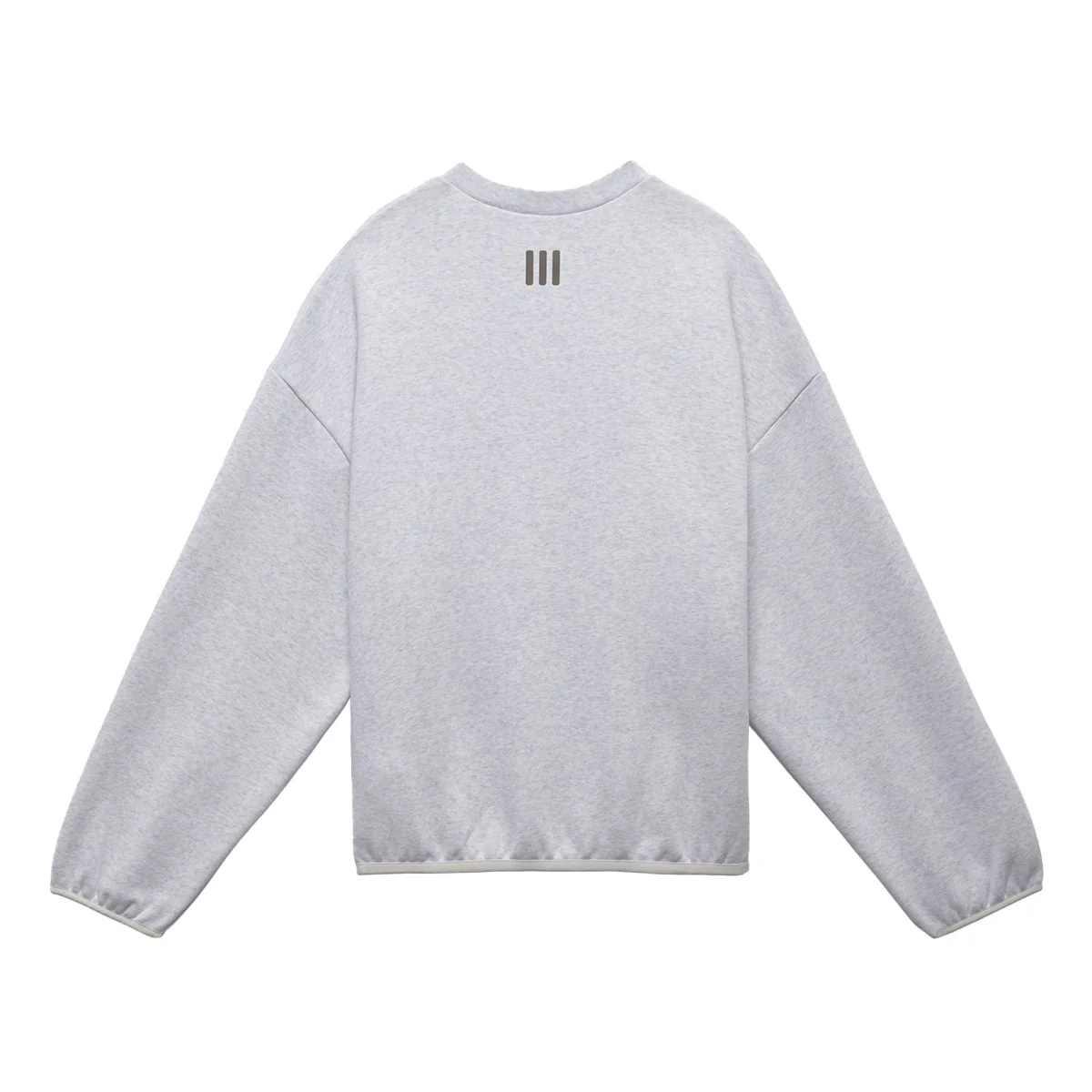 + Fear of God Athletics Heather Fleece Crewneck 'Light Grey Heather' - Image 2