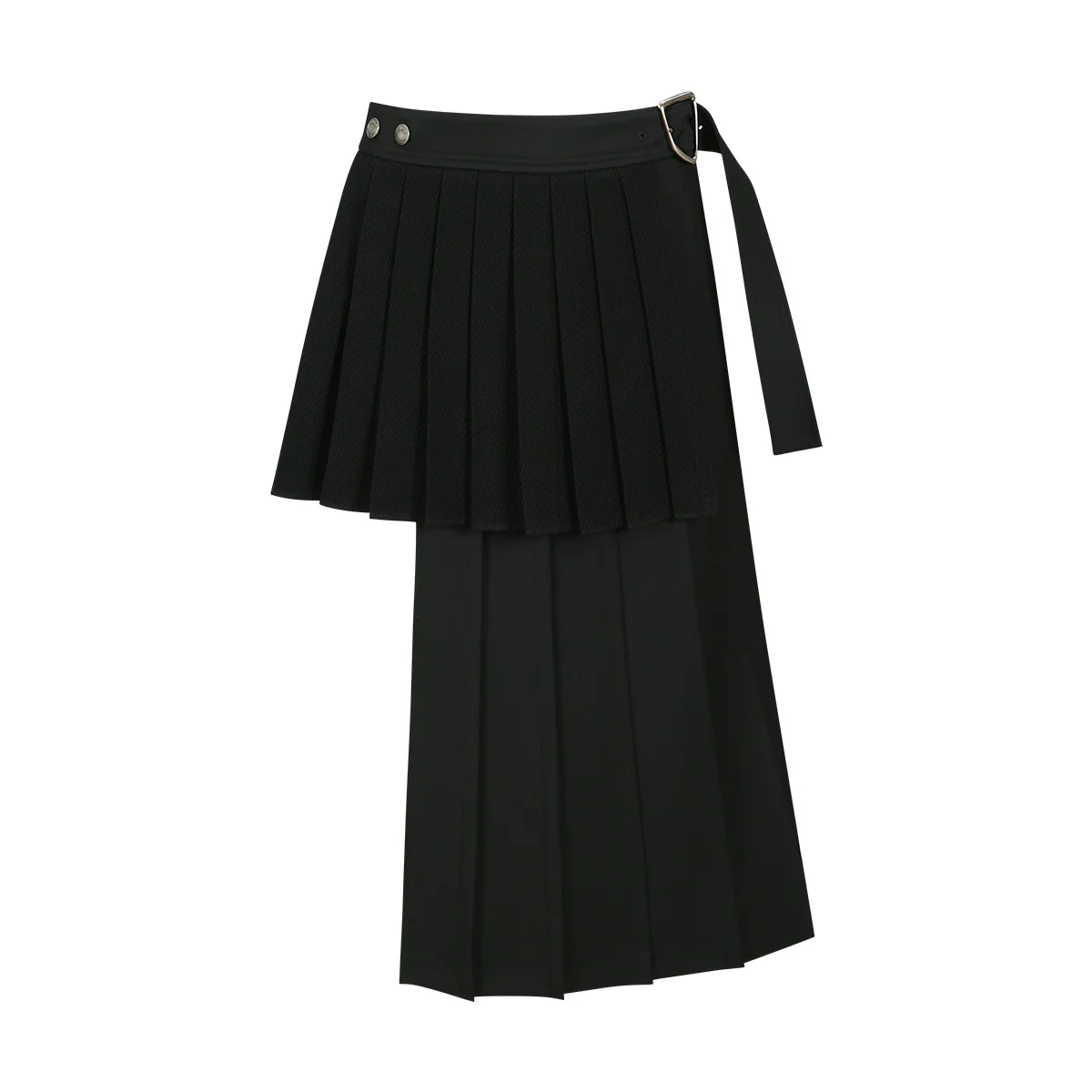 Bouquet Asymmetric Shirt 'Black' - Image 4