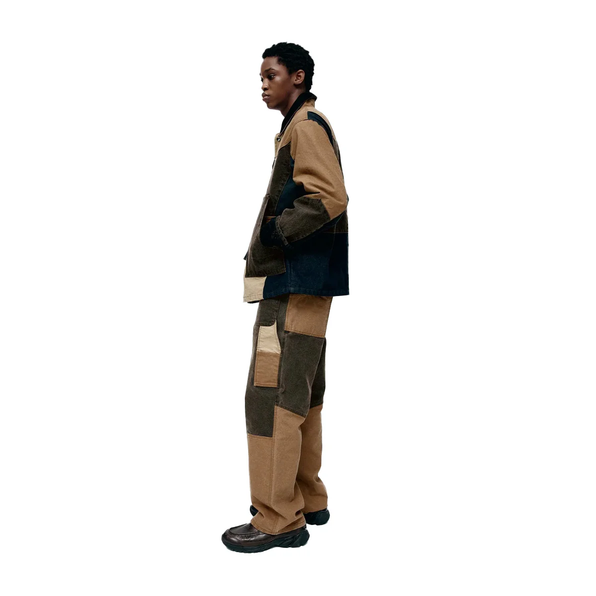 Patchwork Washed Jacket 'Multi' - Image 2