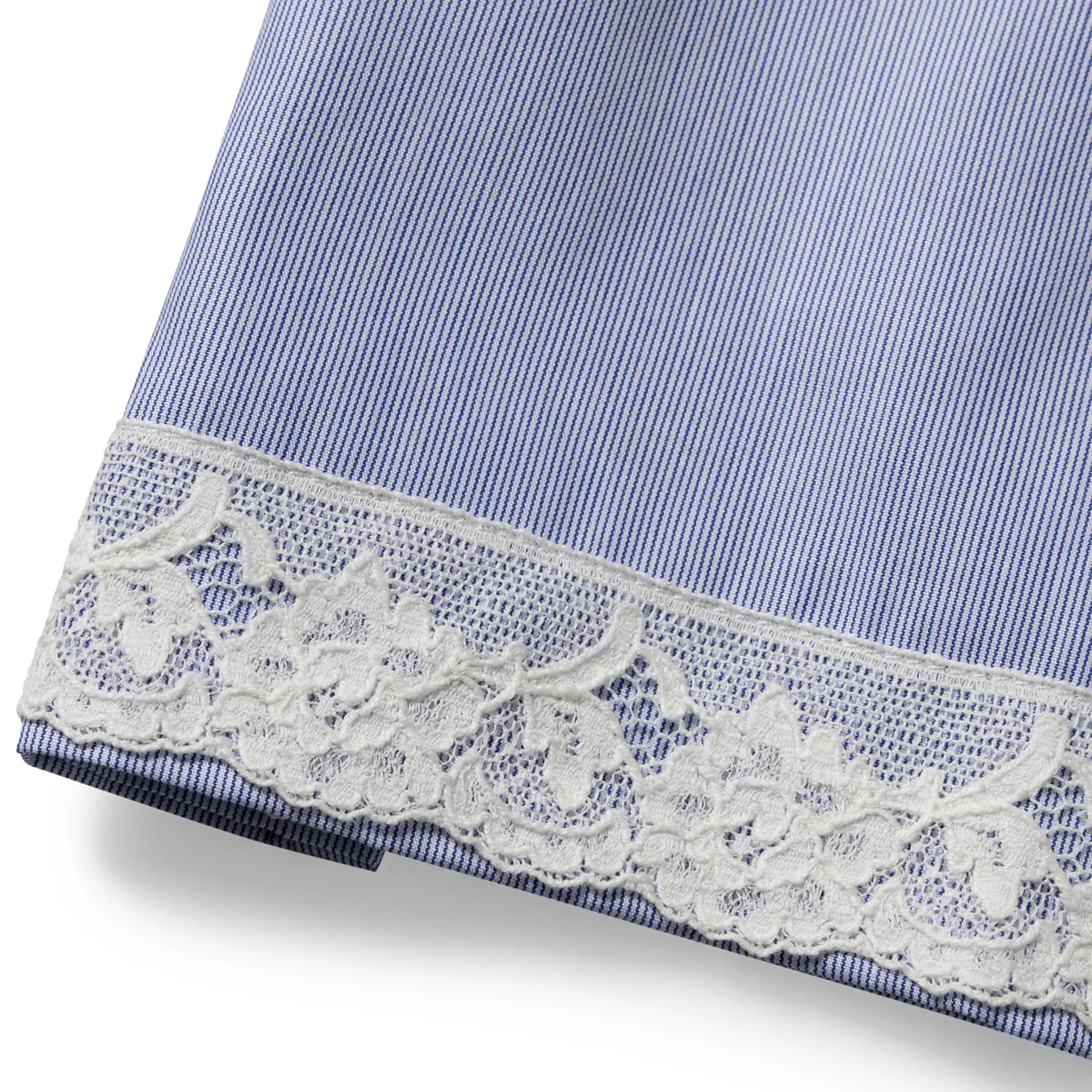 Lace Trim D Shirt 'Navy' - Image 4