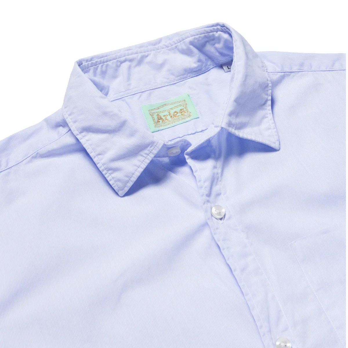Striped Poplin Shirt 'Black' - Image 4