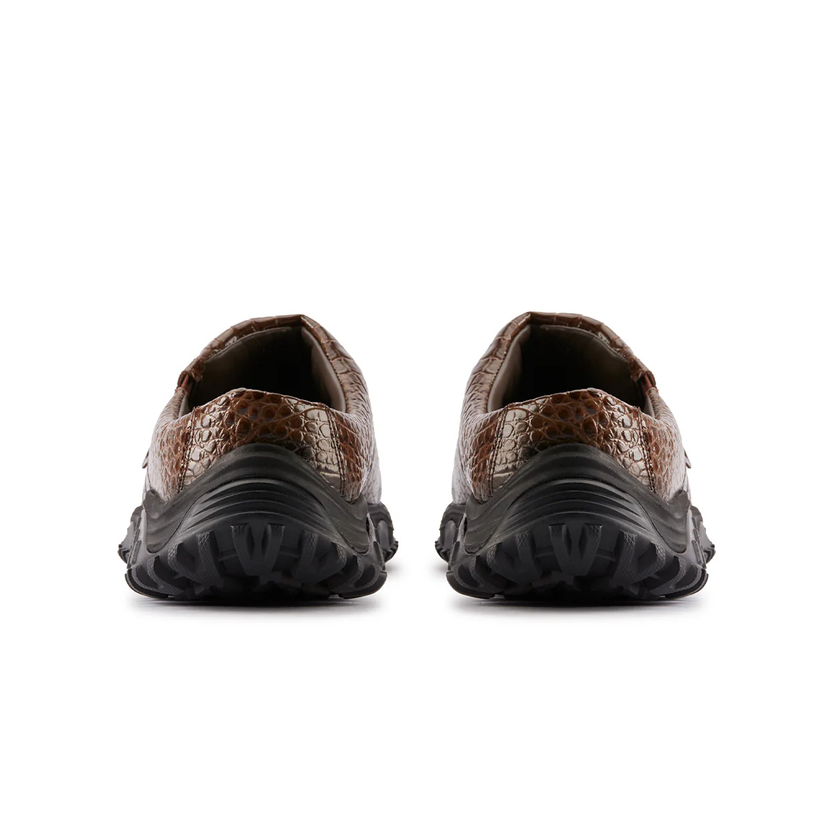 + Martine rose CUR Clog 1 'Brown Croc Leather' - Image 4
