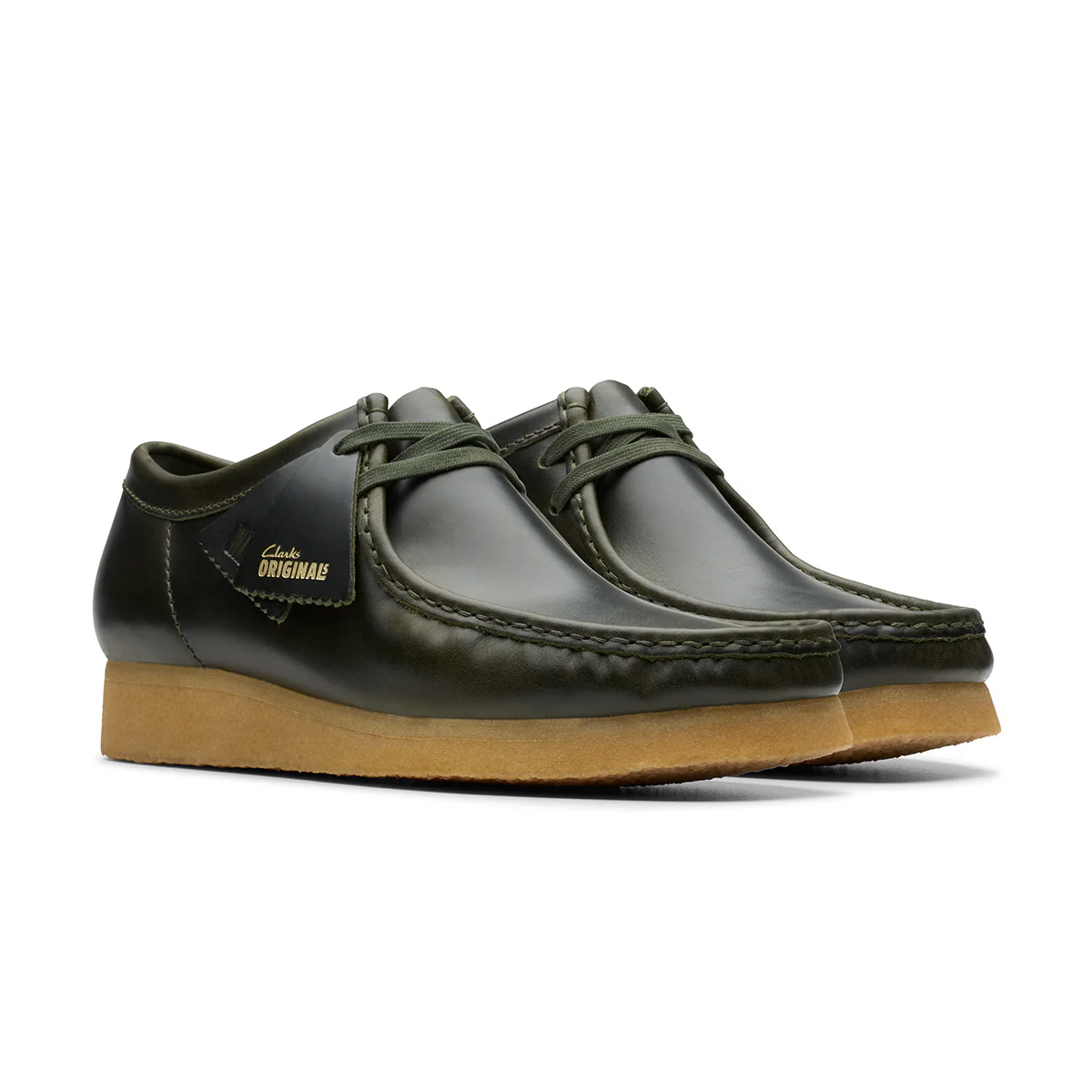 Wallabee 'Forest Green Leather' - Image 2