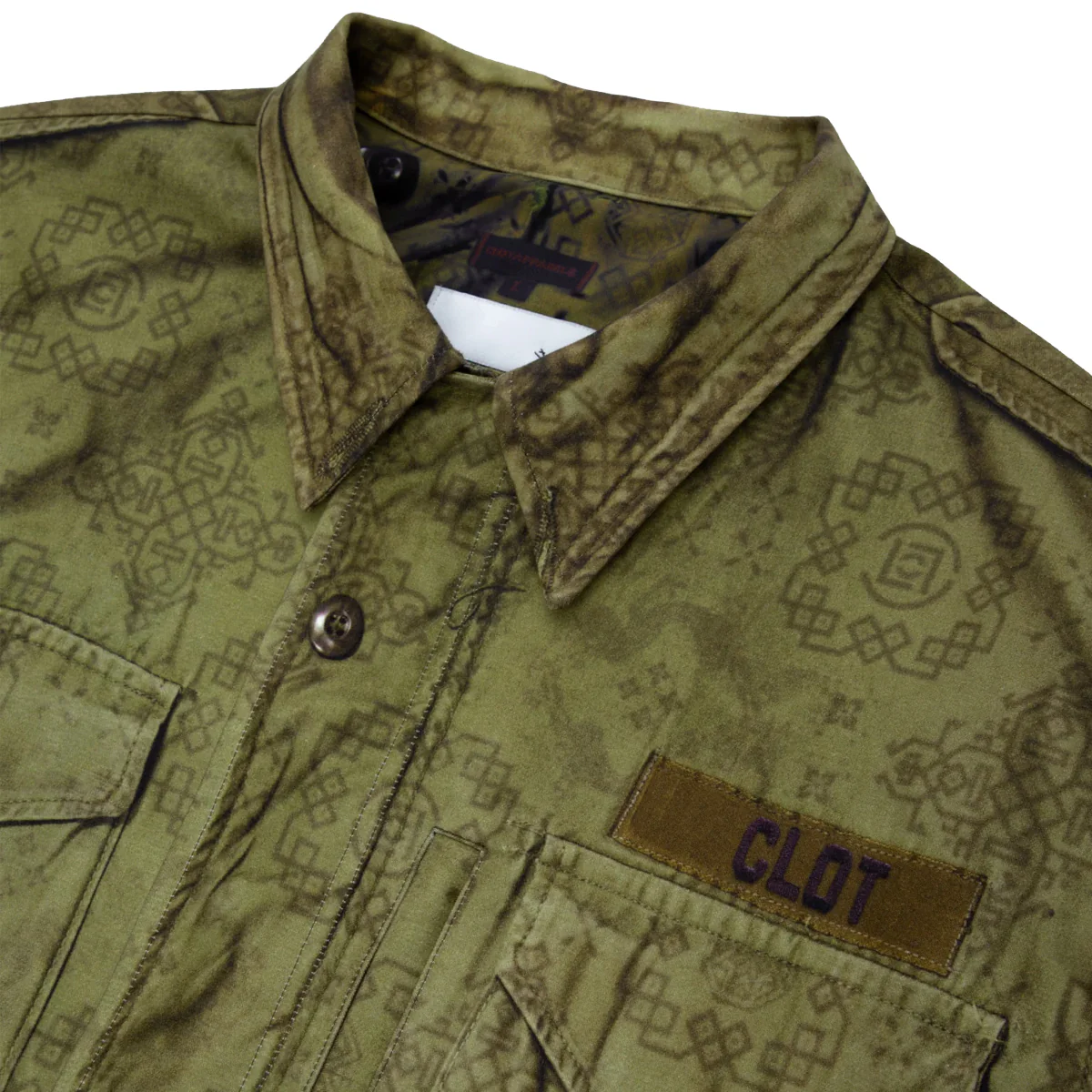 + TOLQ Printed M-65 Jacket 'Olive' - Image 3