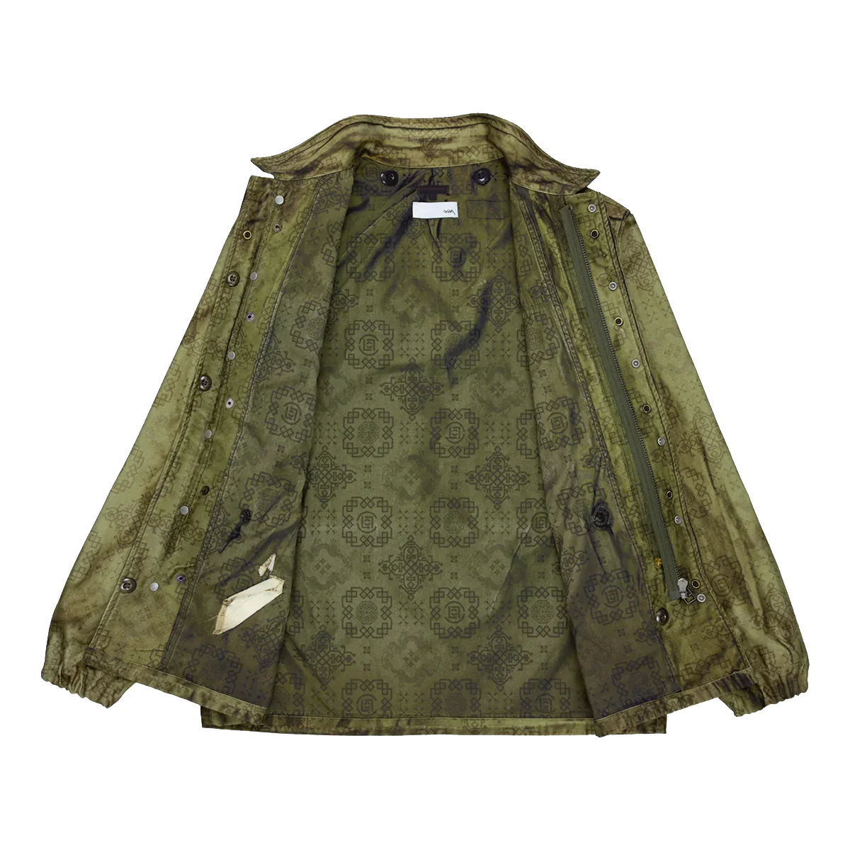 + TOLQ Printed M-65 Jacket 'Olive' - Image 6