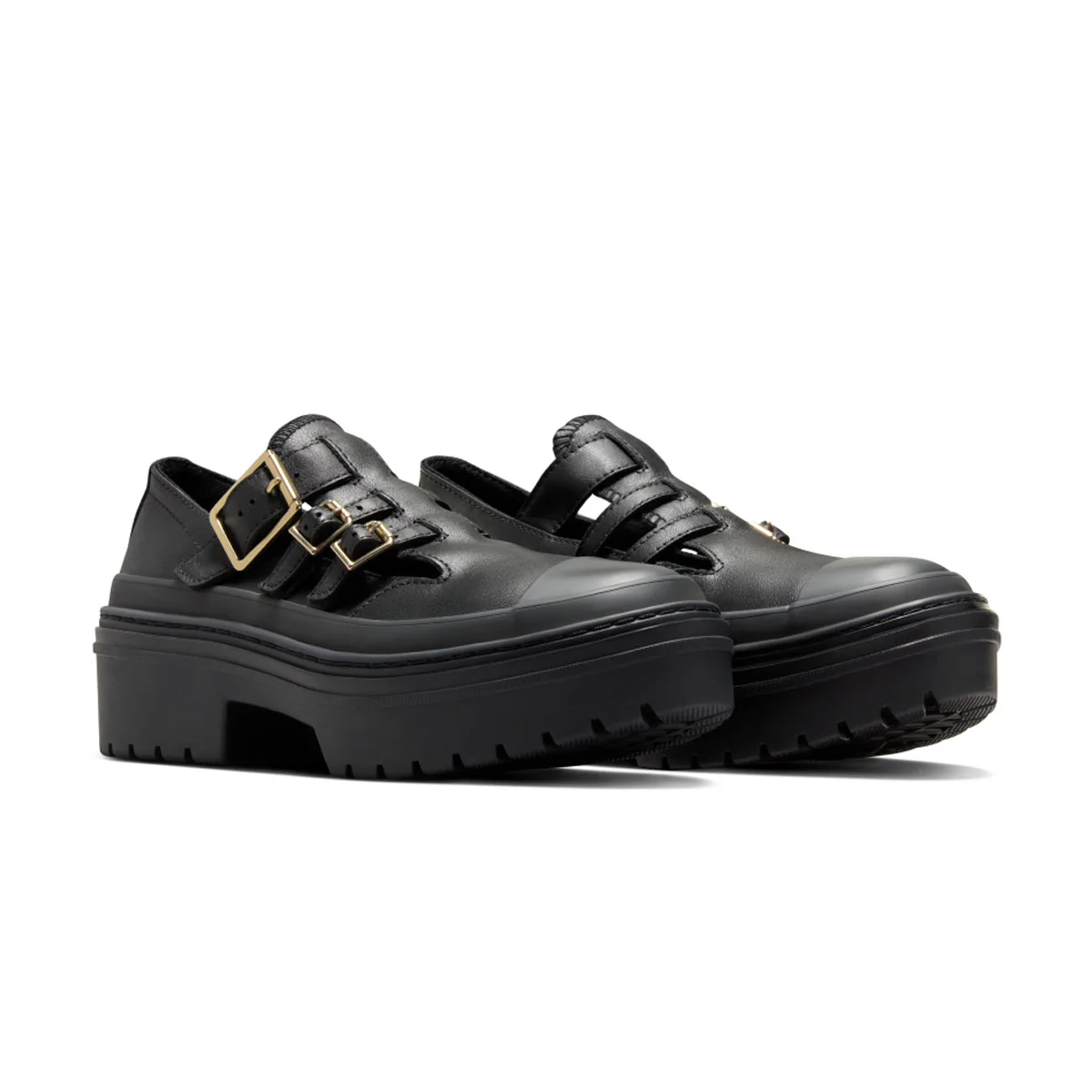 Chuck Taylor All Star Lugged Heel Mary Jane Platform 'Black Gold' - Image 2