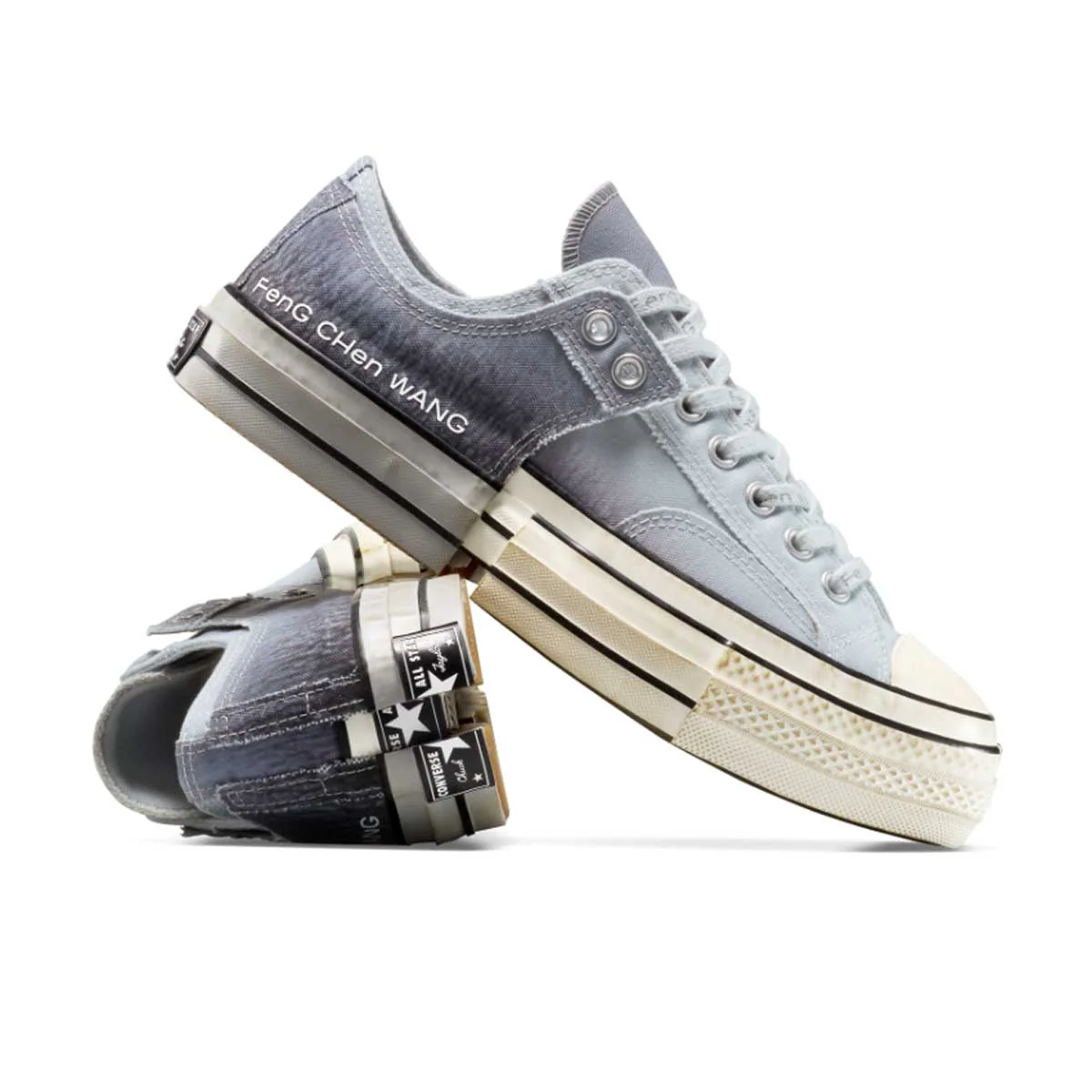 + Feng Chen Wang 2-in-1 Chuck 70 Low Top 'Dove Grey' - Image 4