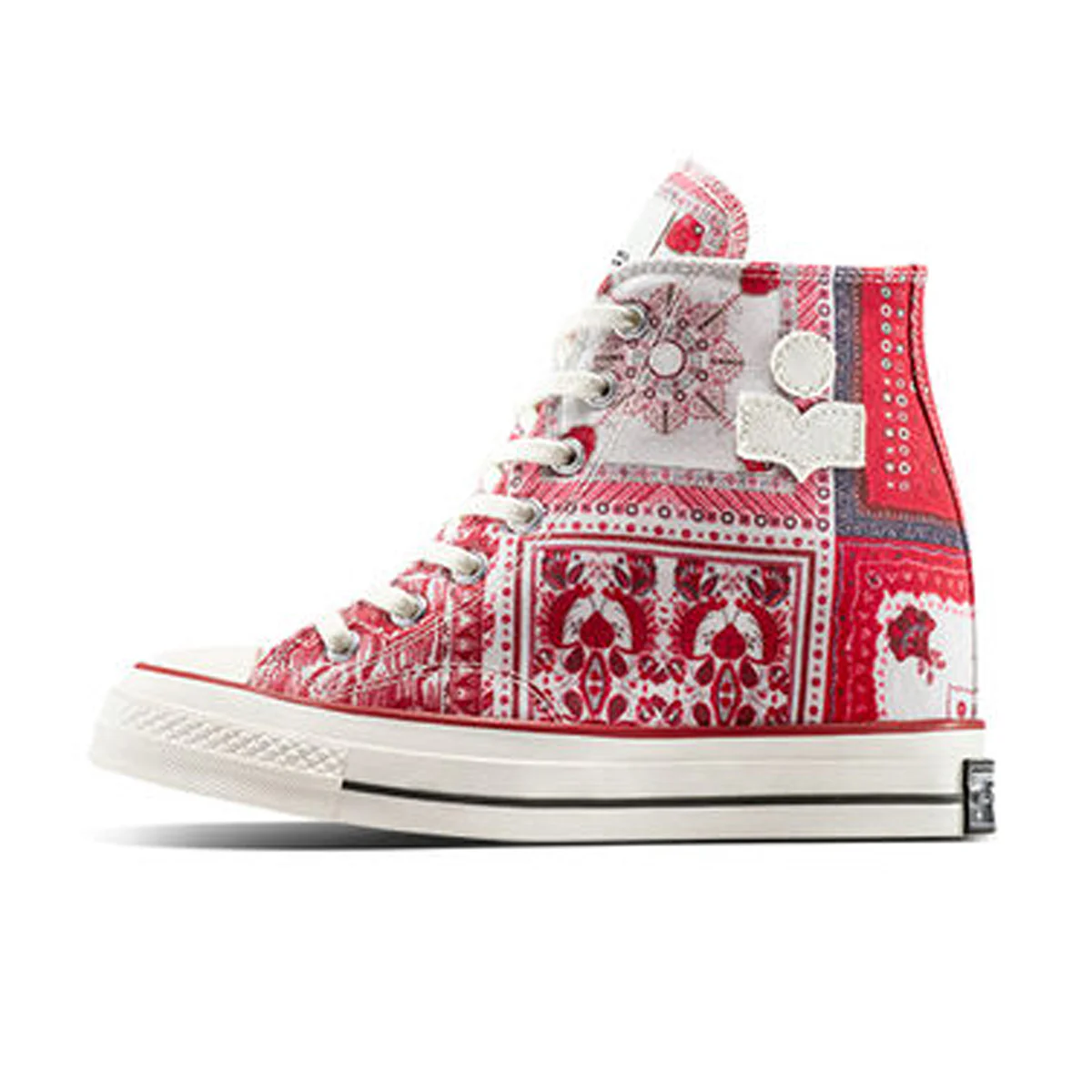 + Isabel Marant Chuck 70 Wedge 'Vanilla Ice Red' - Image 3