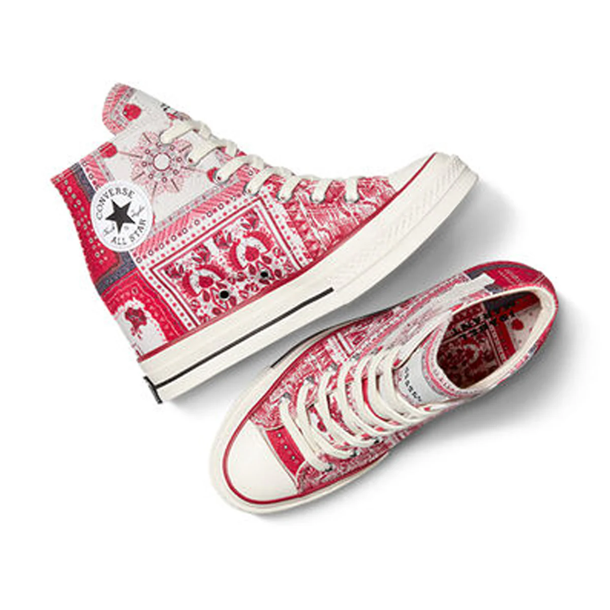 + Isabel Marant Chuck 70 Wedge 'Vanilla Ice Red' - Image 4