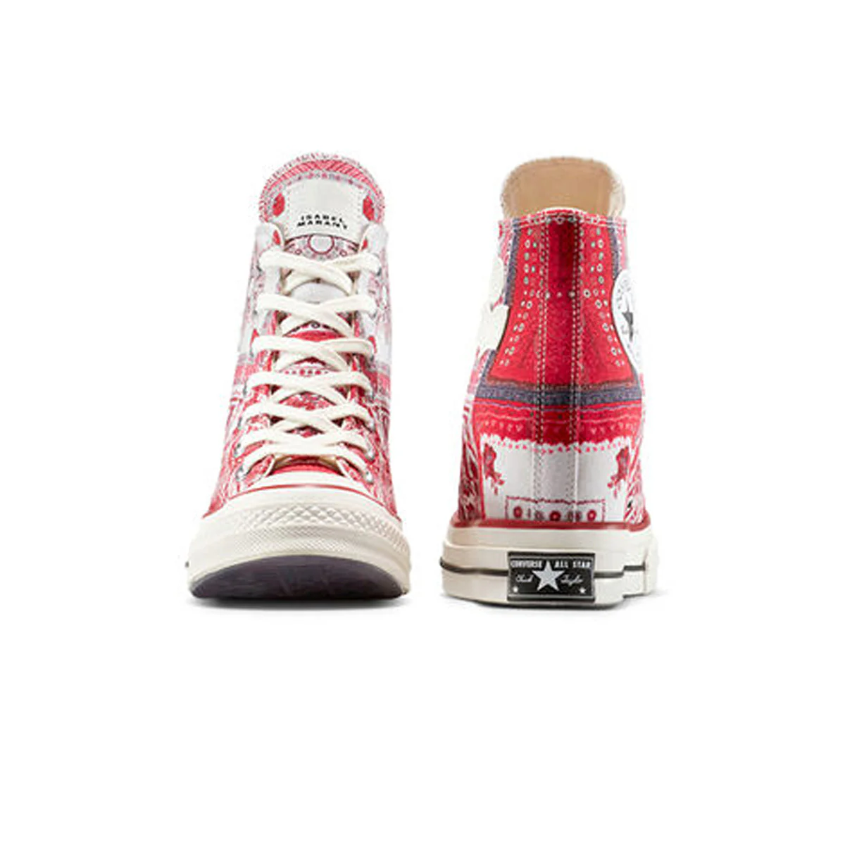 + Isabel Marant Chuck 70 Wedge 'Vanilla Ice Red' - Image 6