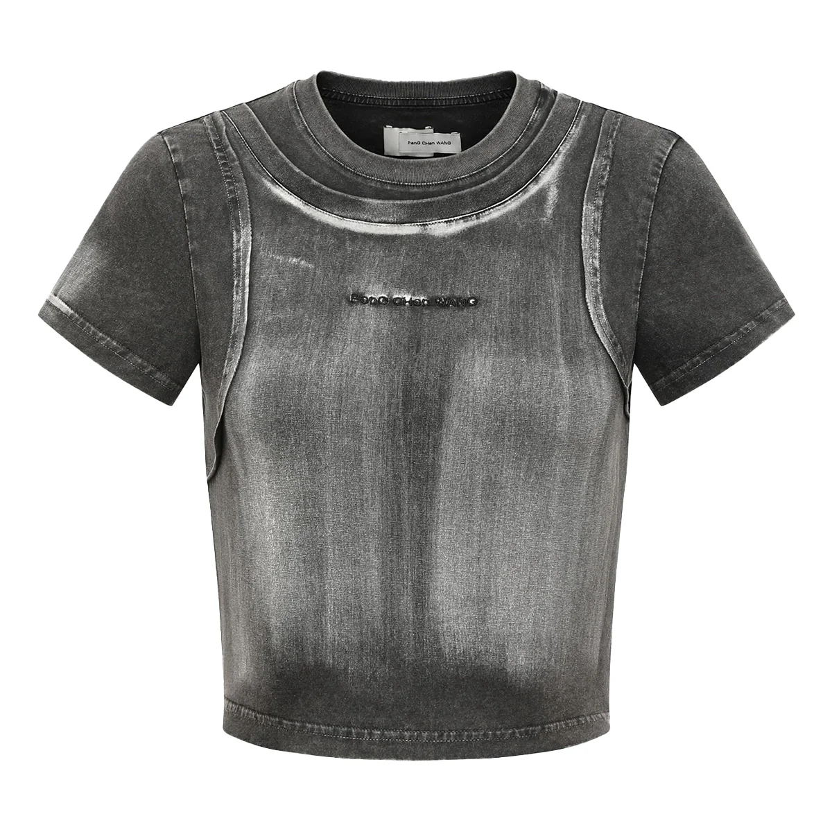 Wmns Washed Tee 'Black'