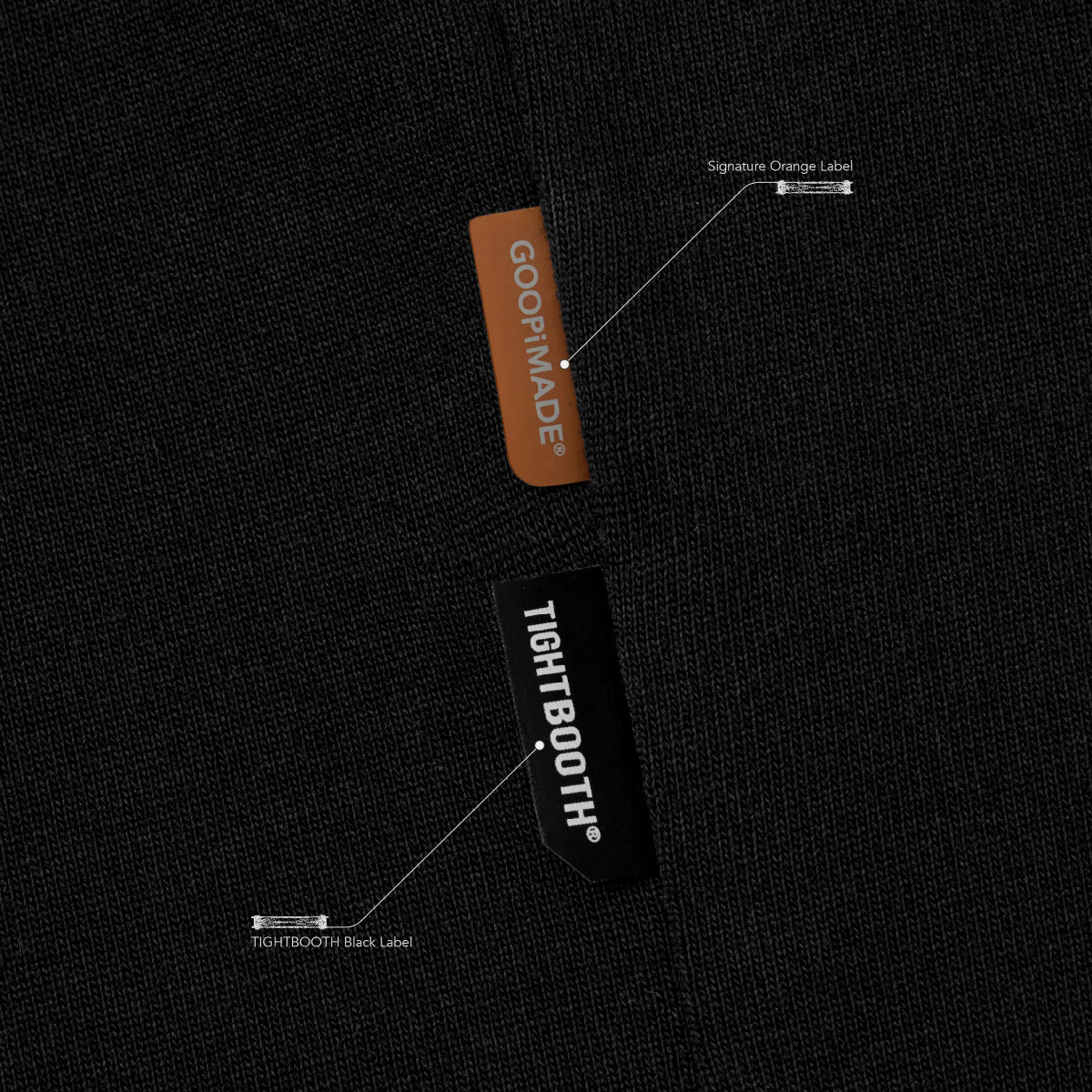 + TIGHTBOOTH SandGlass Tee 'Black' - Image 6