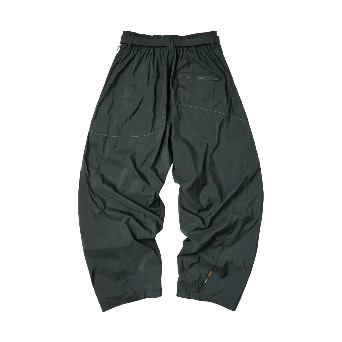 + TIGHTBOOTH Strap Baggy Pants 'Olive' - Image 2