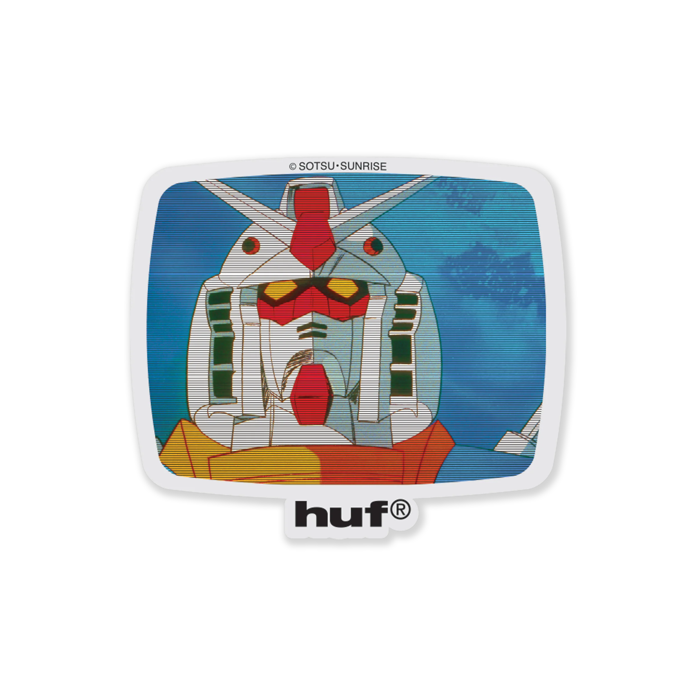 + Mobile Suit Gundam Scanline Sticker 'Multi'