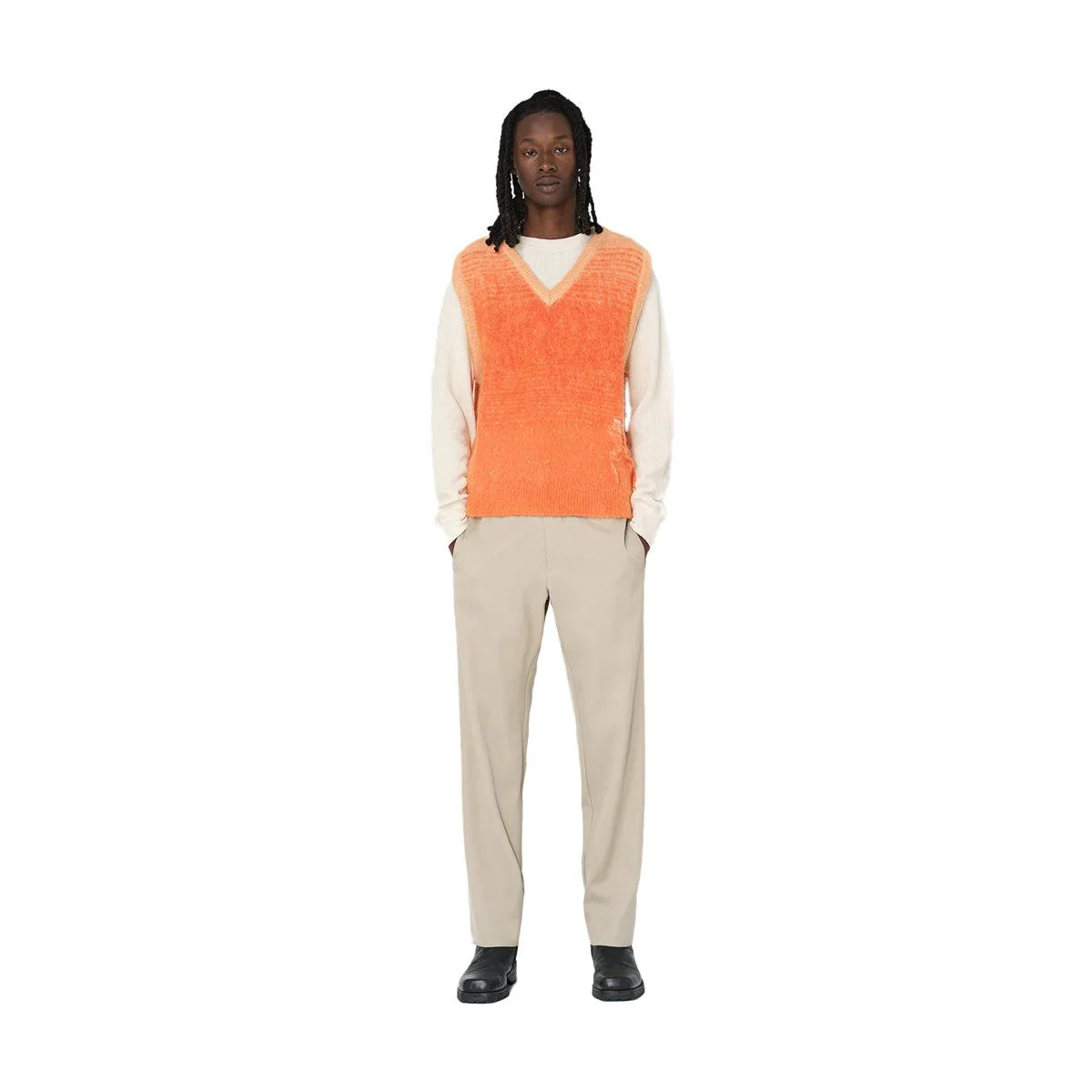 Gradient Mohair Vest 'Sunkist' - Image 2