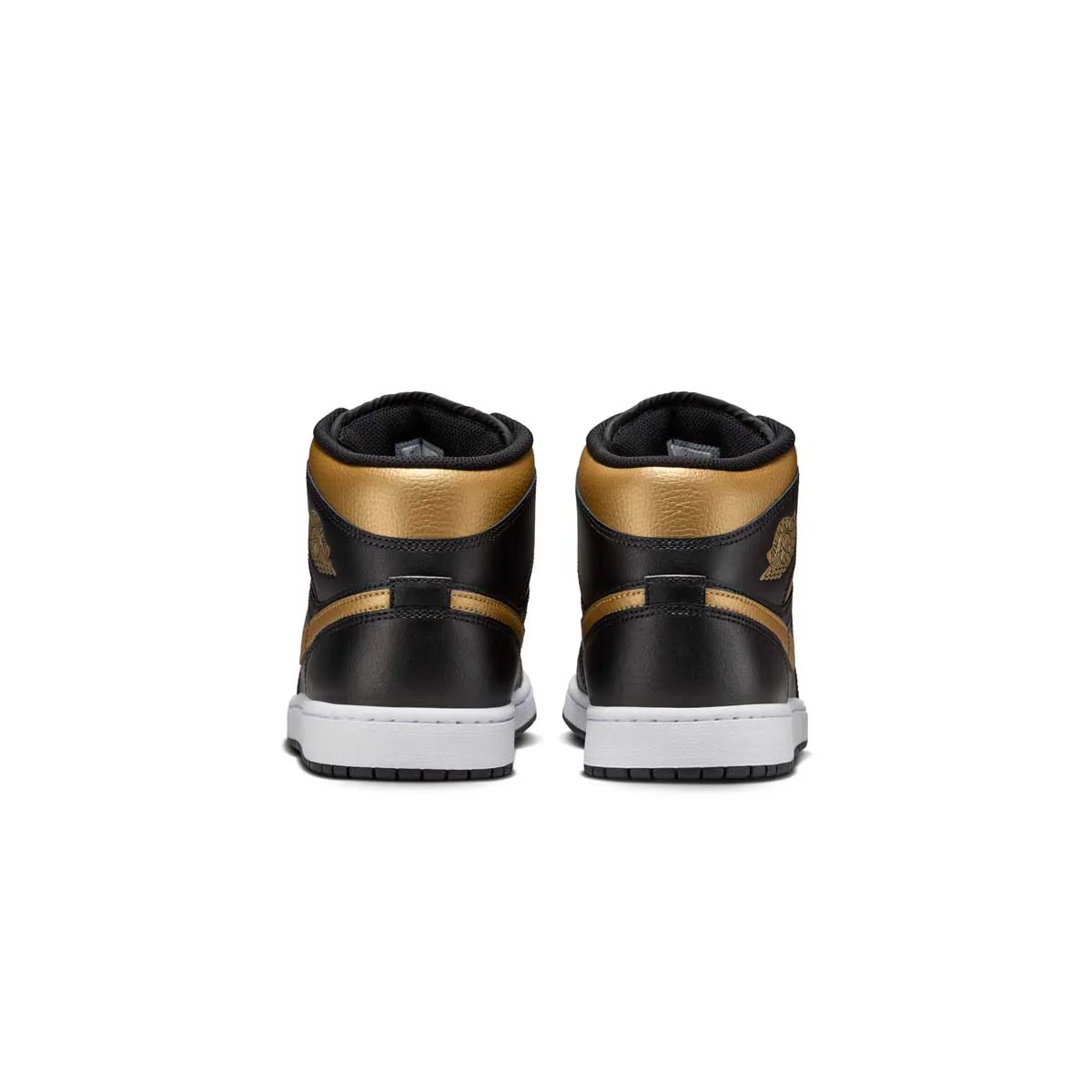 Air Jordan 1 Mid 'Black Metallic Gold' - Image 4