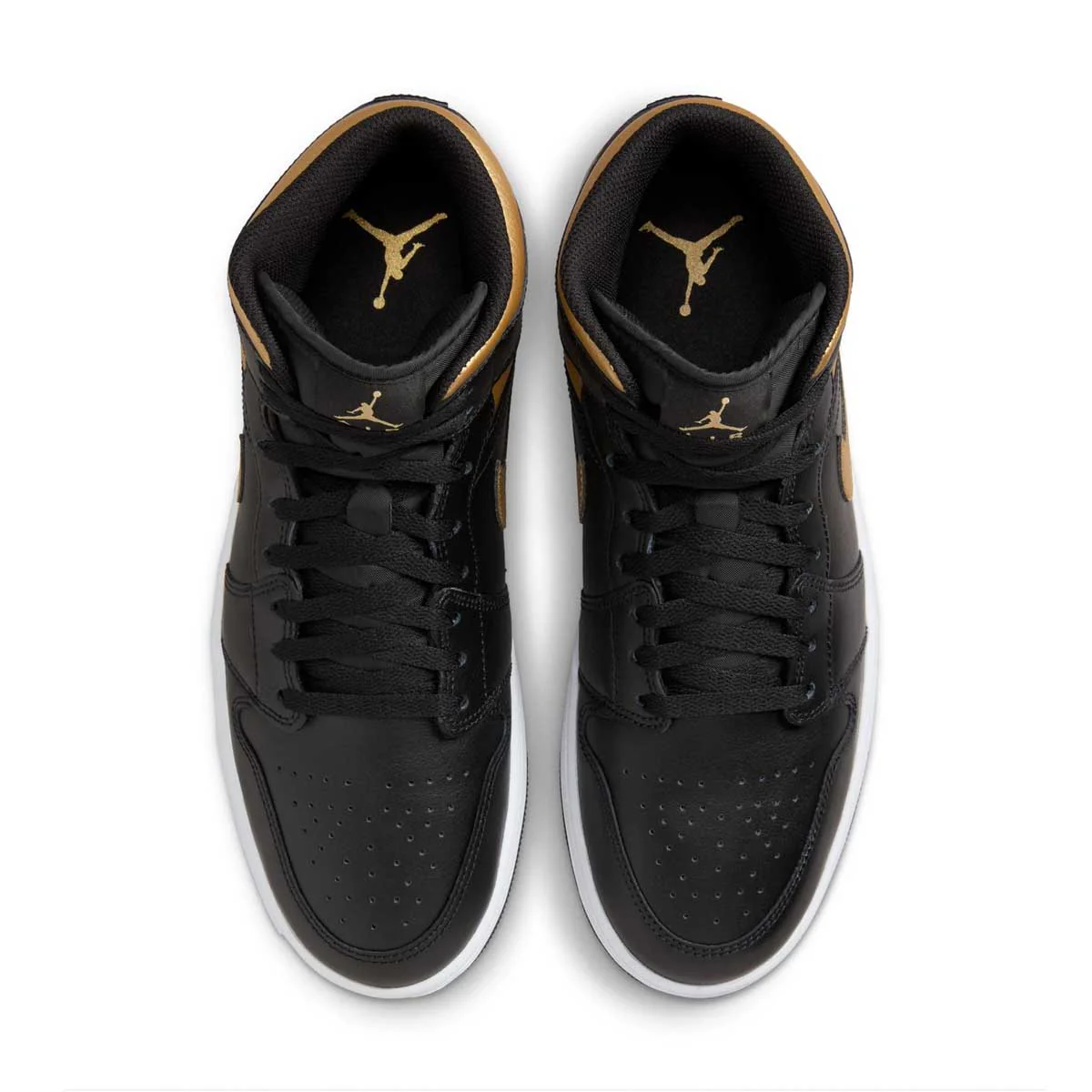 Air Jordan 1 Mid 'Black Metallic Gold' - Image 5