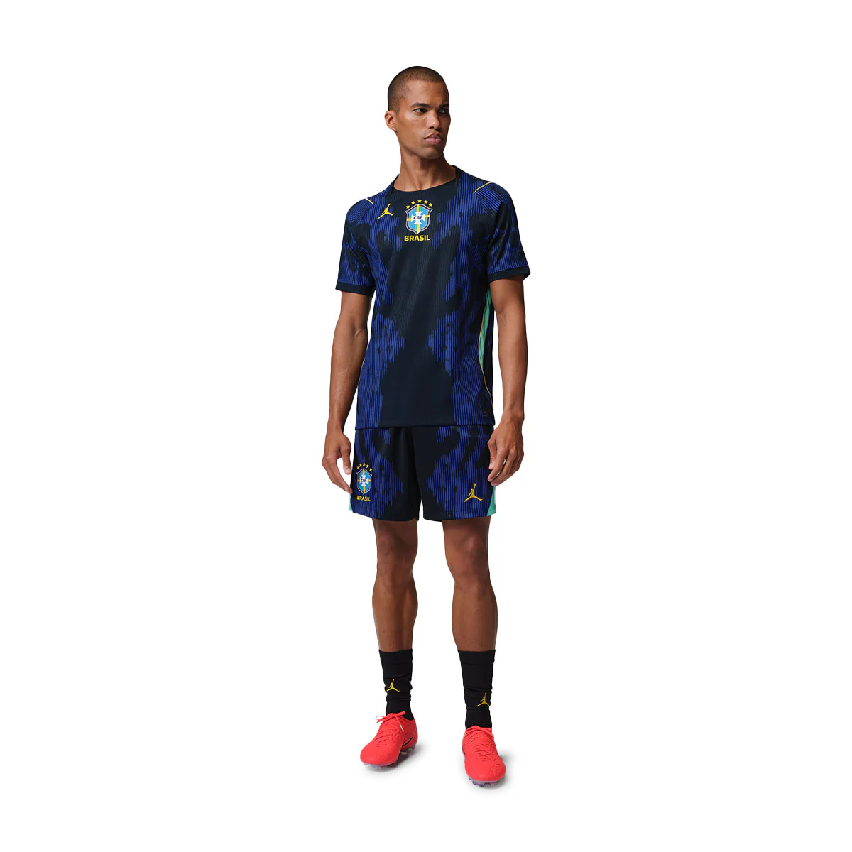 + Brasil Futebol Brasil 2026 Stadium Away Dri-FIT Football Replica Shorts 'Old Royal Black' - Image 2