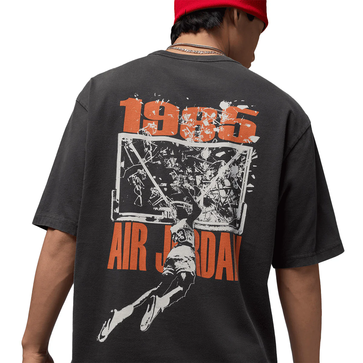 Brooklyn Shatter Backboard Tee 'Off Noir Sail' - Image 5