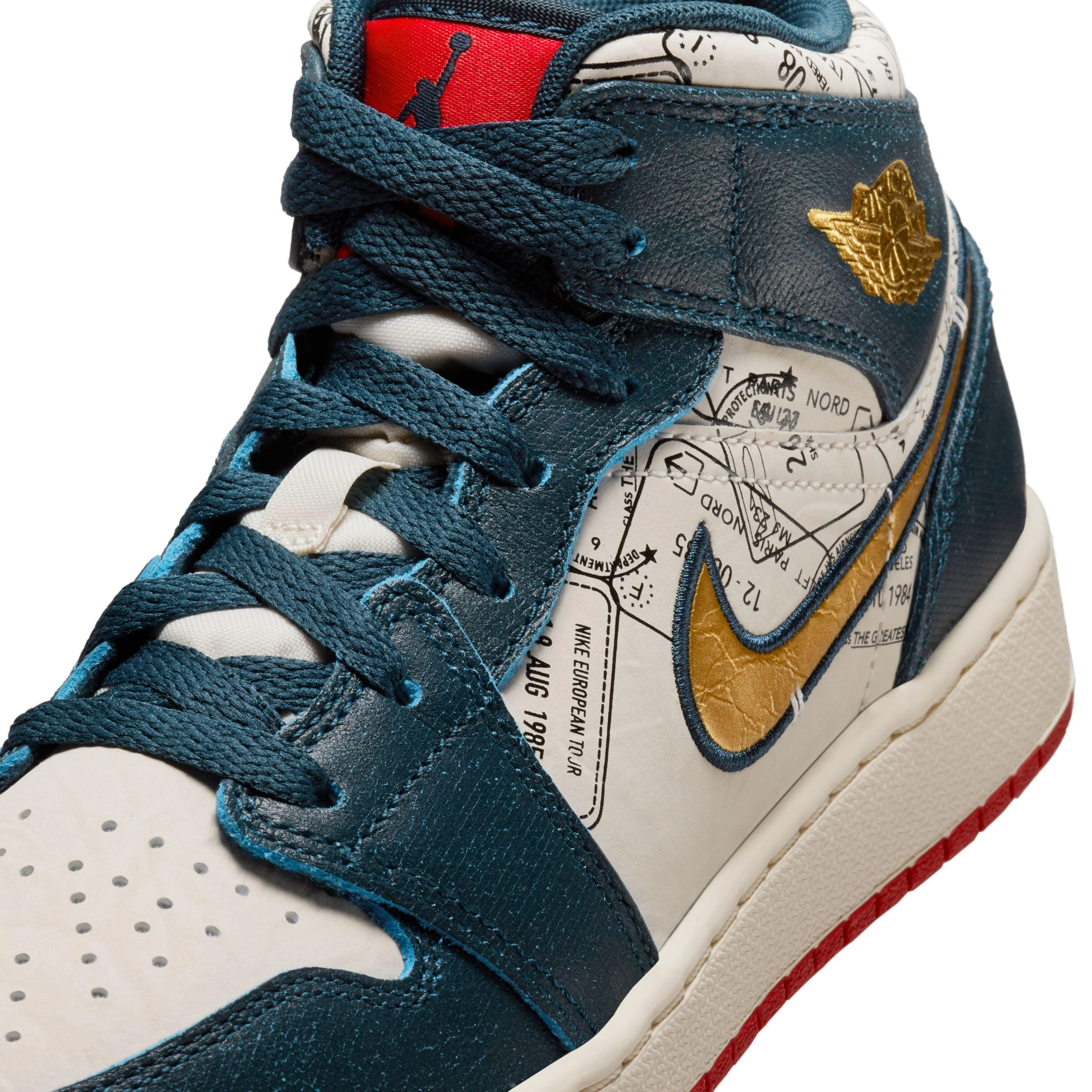 Kids Air Jordan 1 Mid SE 'Take Flight' - Image 7