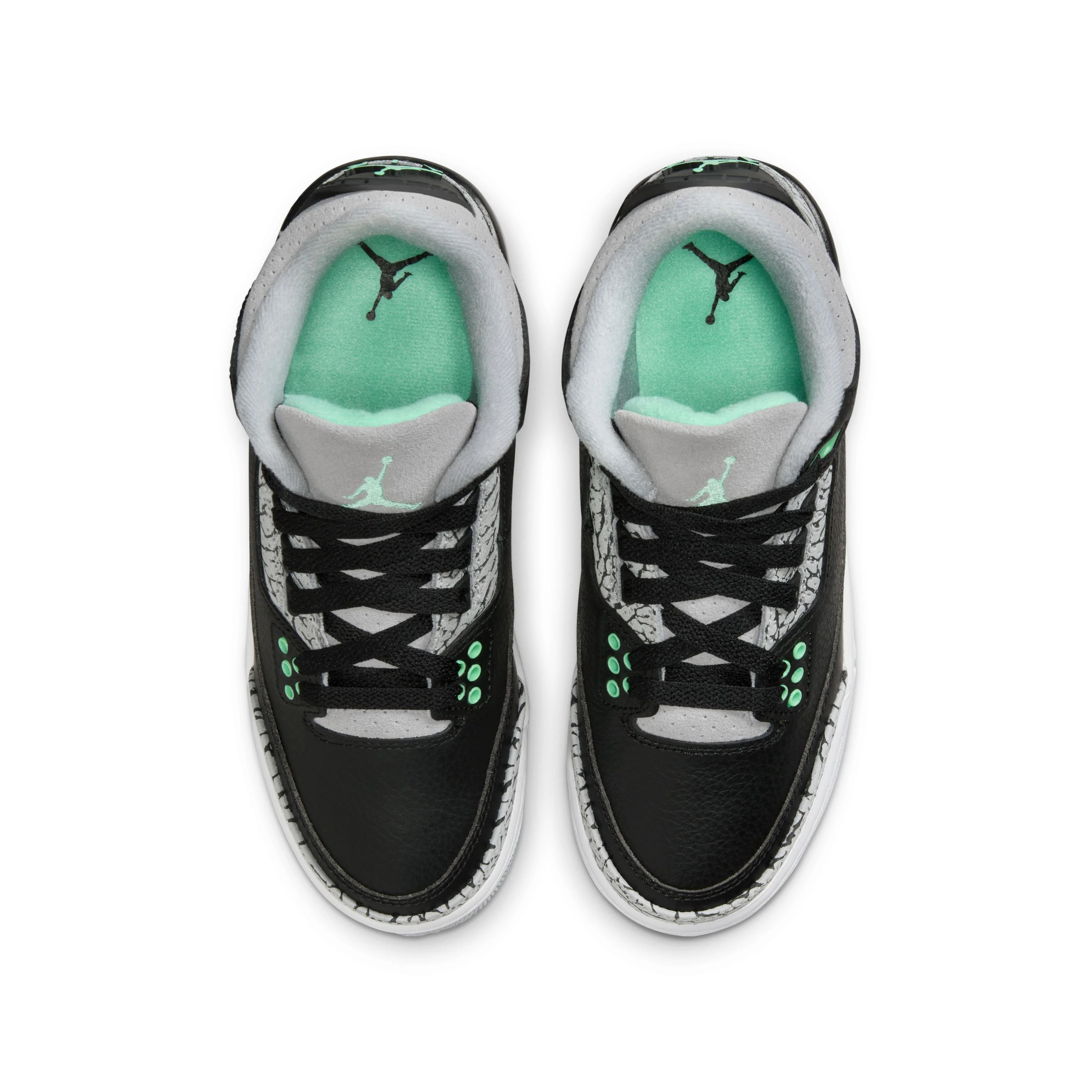 Kids Air Jordan 3 Retro 'Green Glow' - Image 4