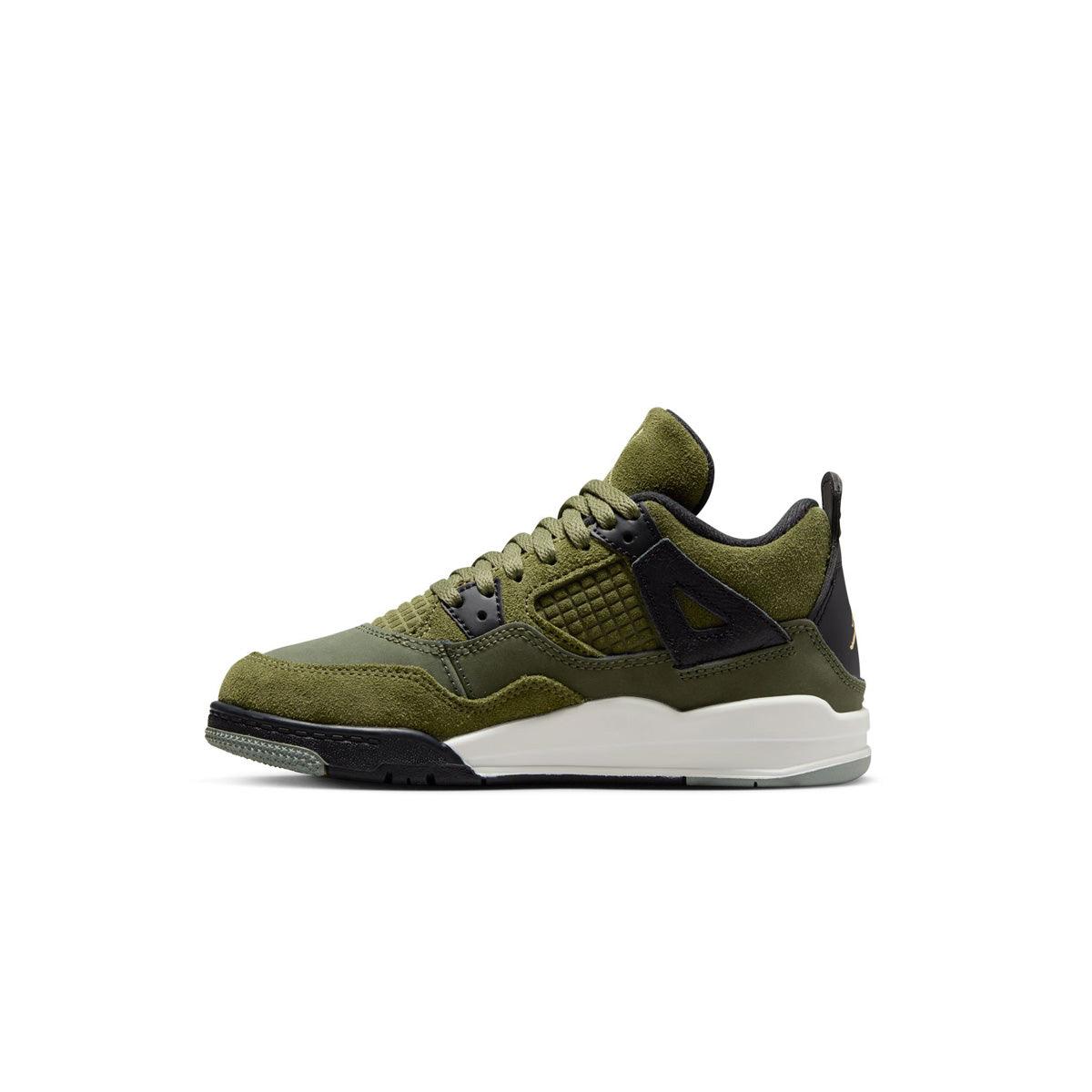 Kids' Air Jordan 4 Retro SE Craft 'Medium Olive' - Image 3